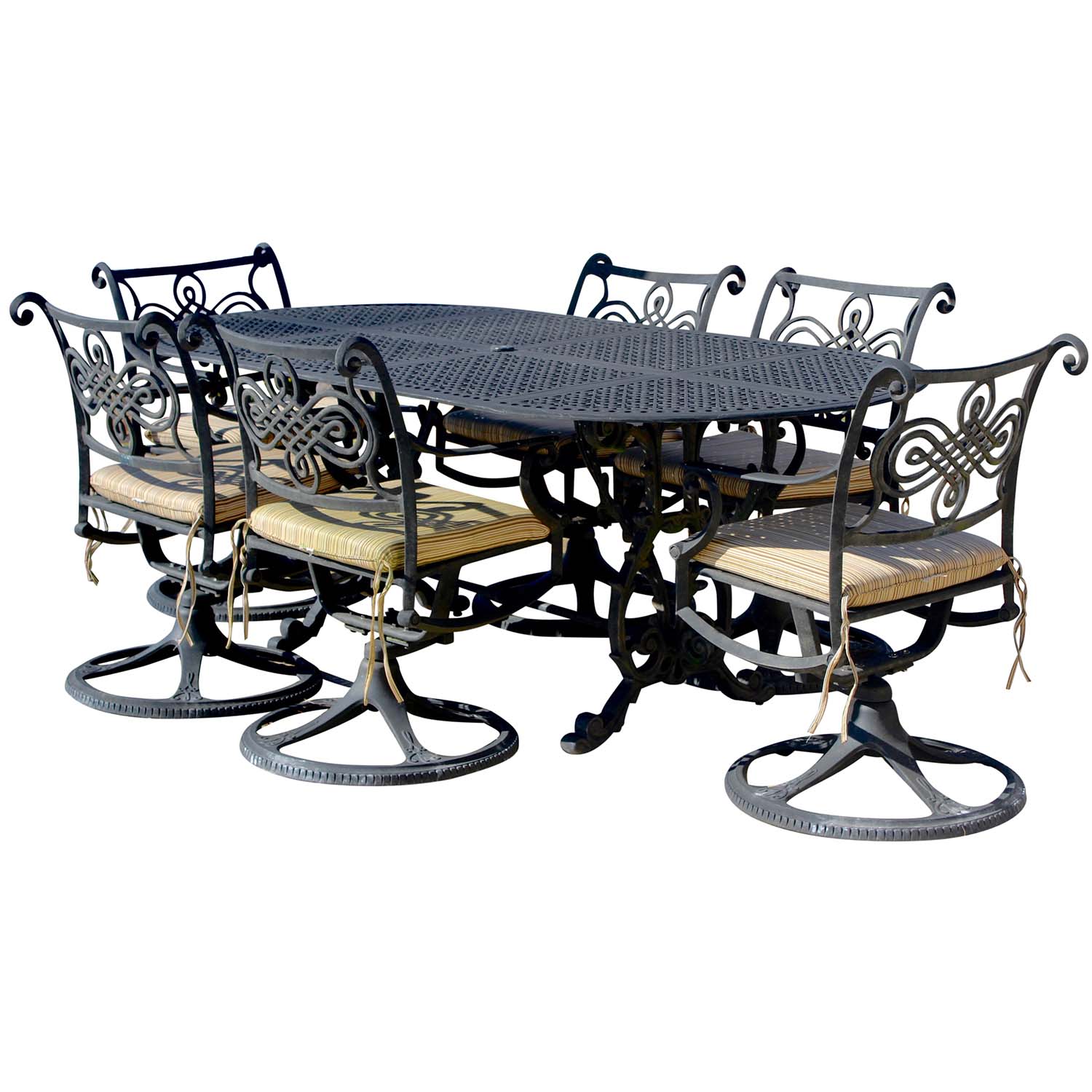 Cast Classics "Monte Cristo" Patio Dining Table and Chairs