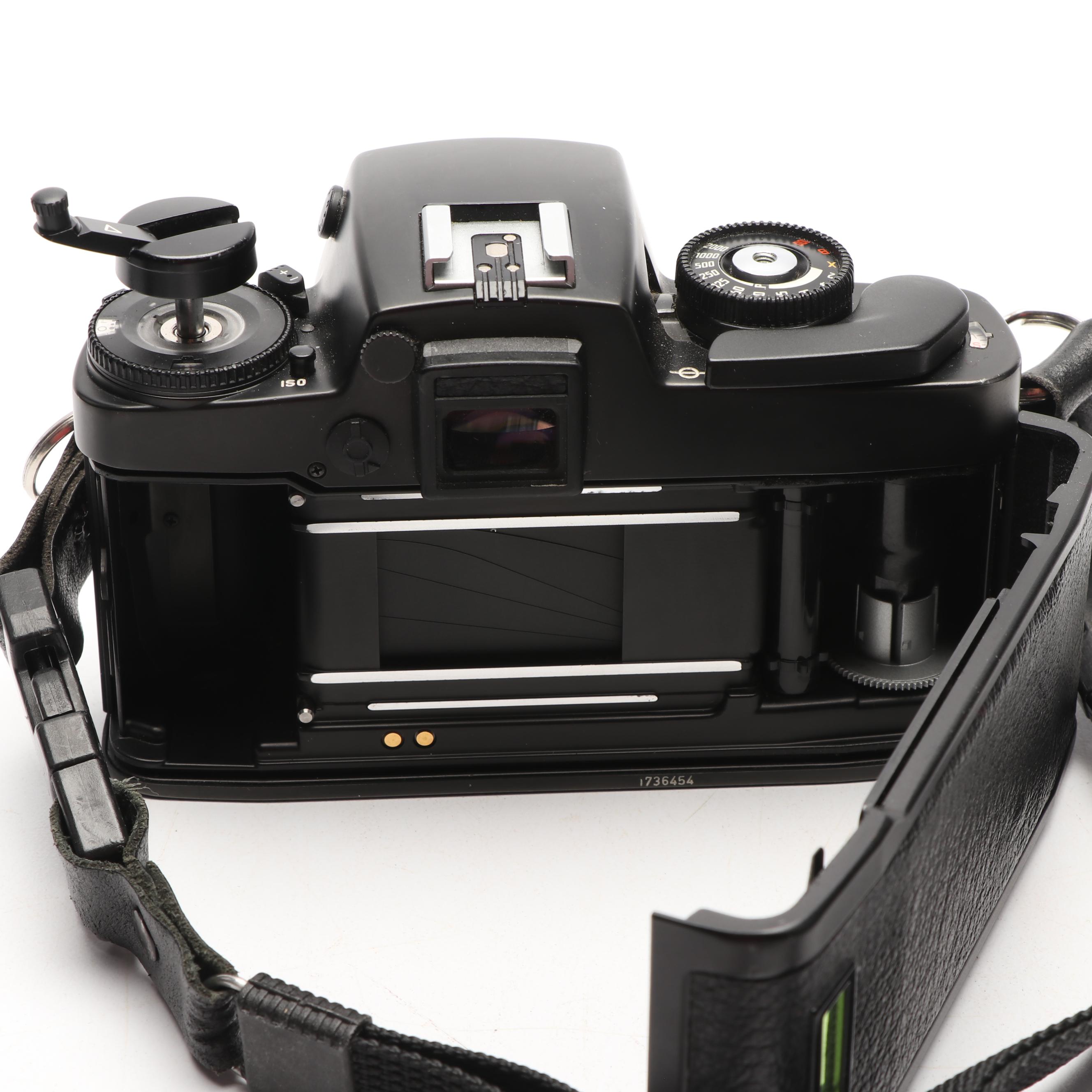 Leica R5 Camera with Tiffen 55mm 812 Lens and Accessories