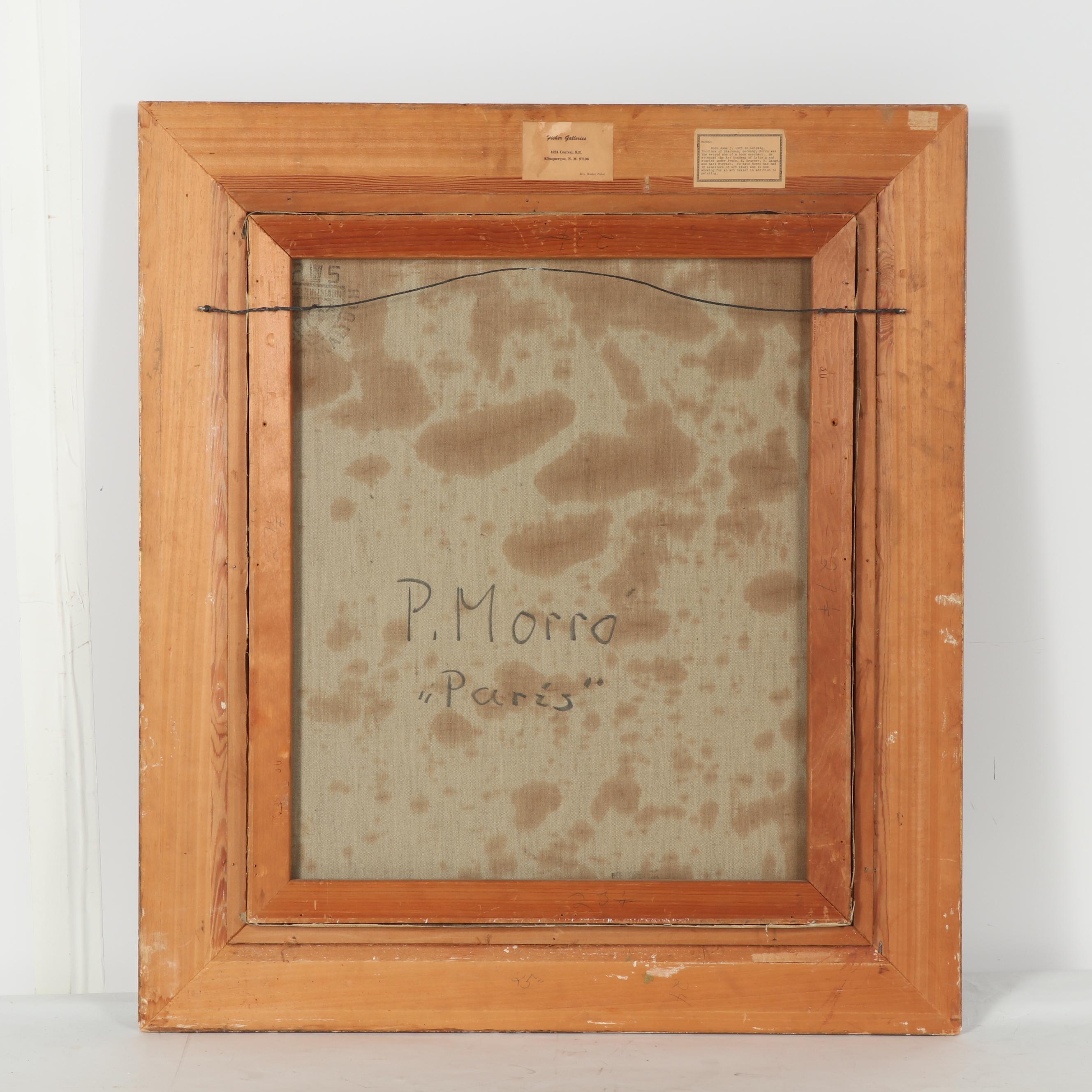 Ingfried Paul Henze Morro Oil Painting "Paris"