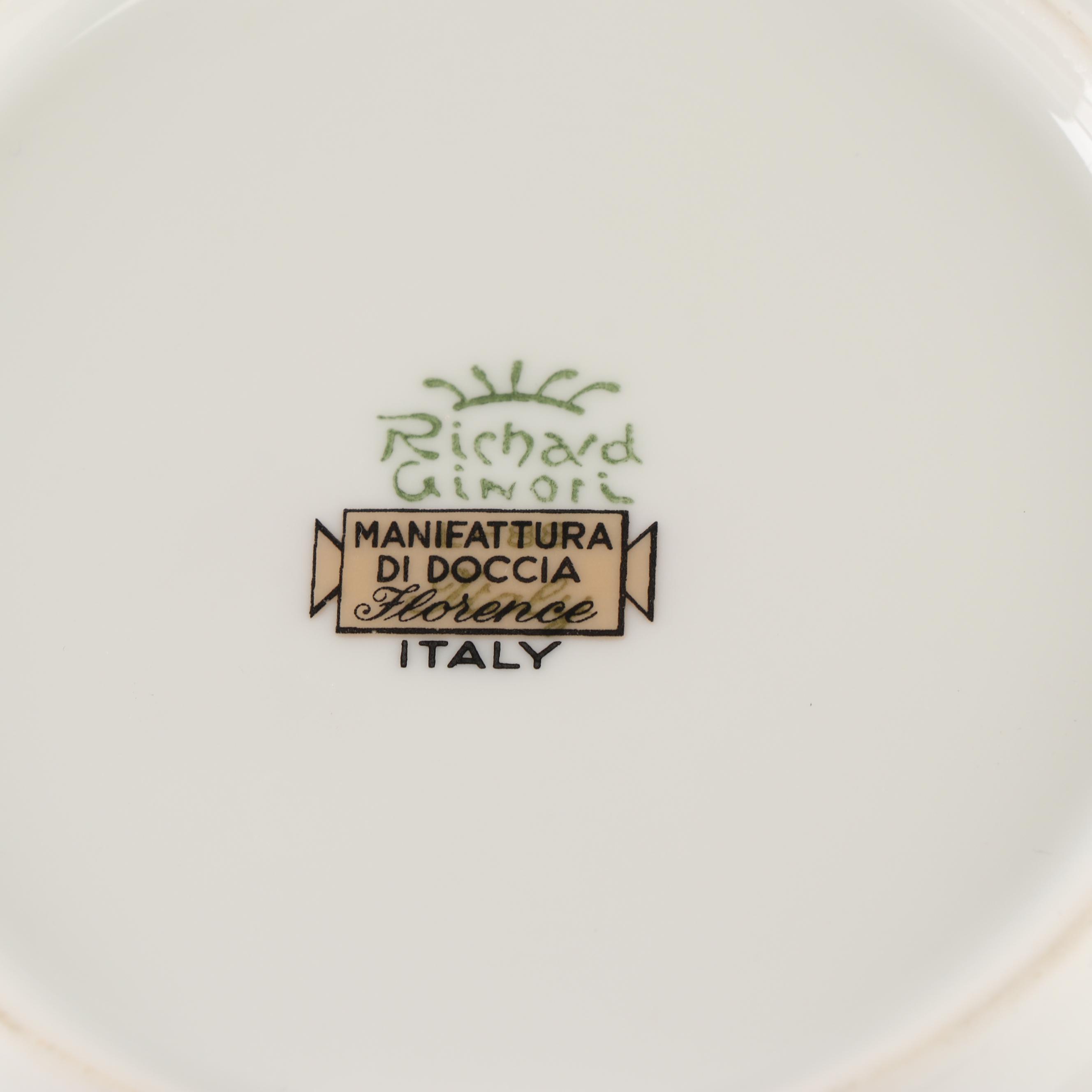 Richard Ginori "Rapallo" Dinnerware, 1982 - 2006