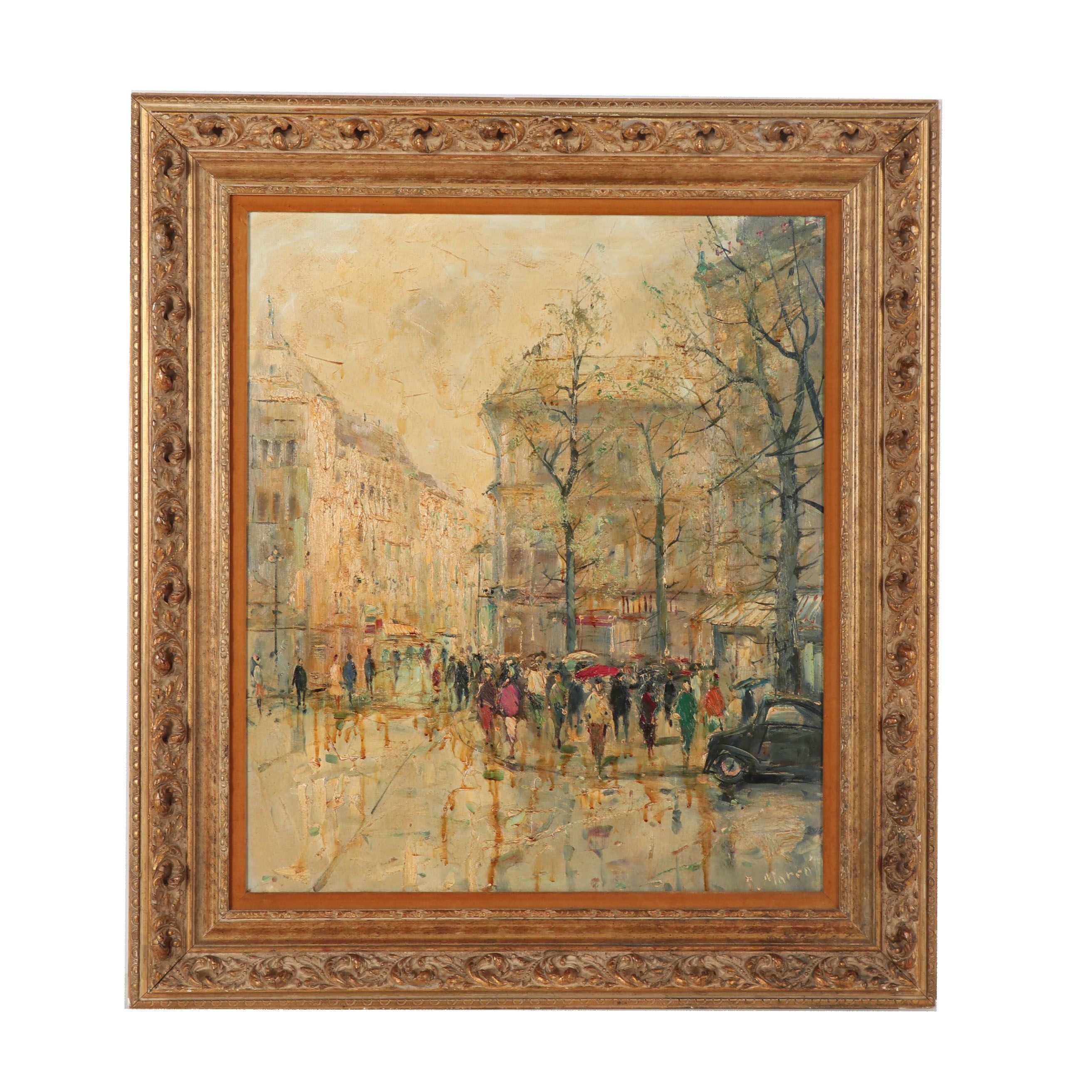 Ingfried Paul Henze Morro Oil Painting "Paris"