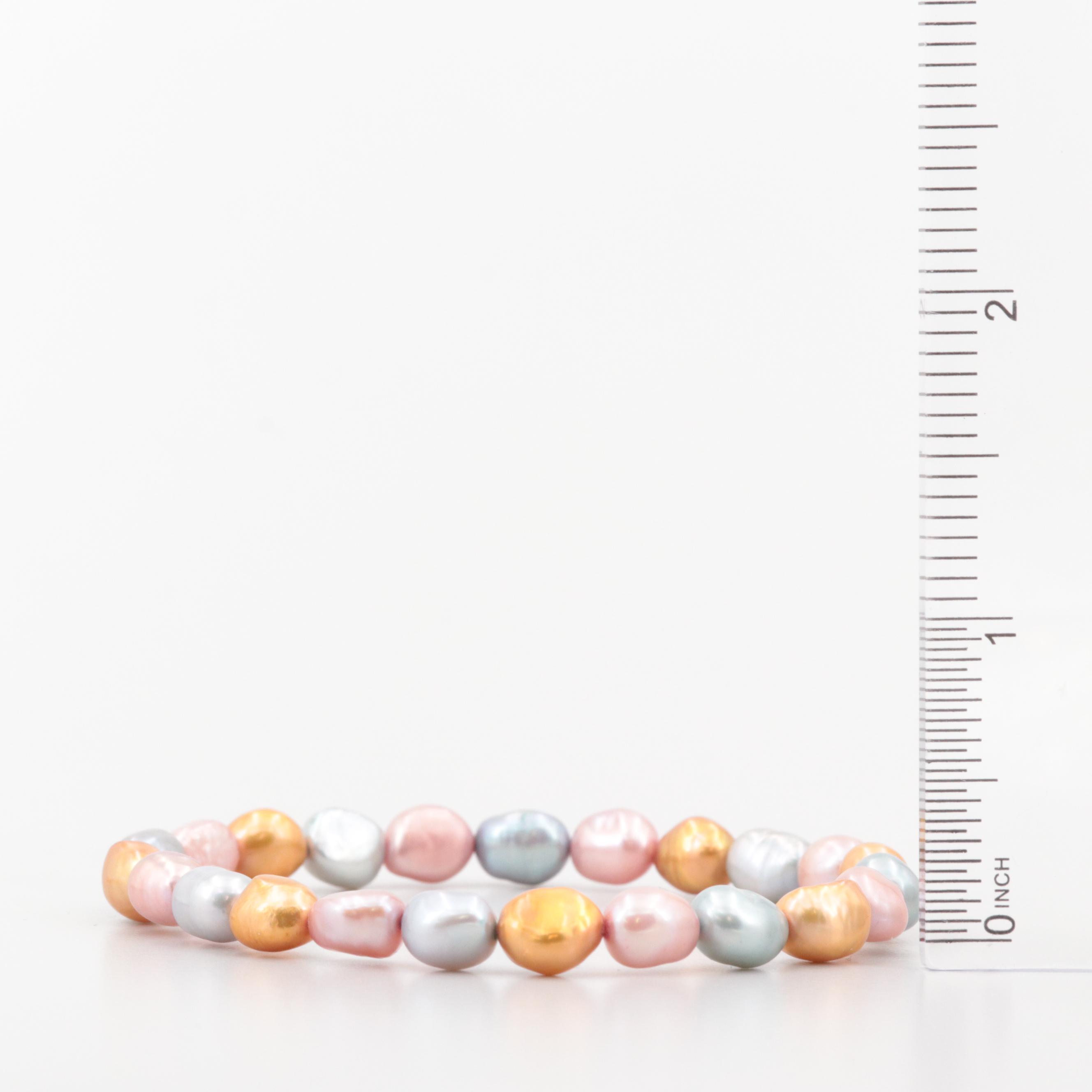 Cultured Pearl Expandable Bracelets