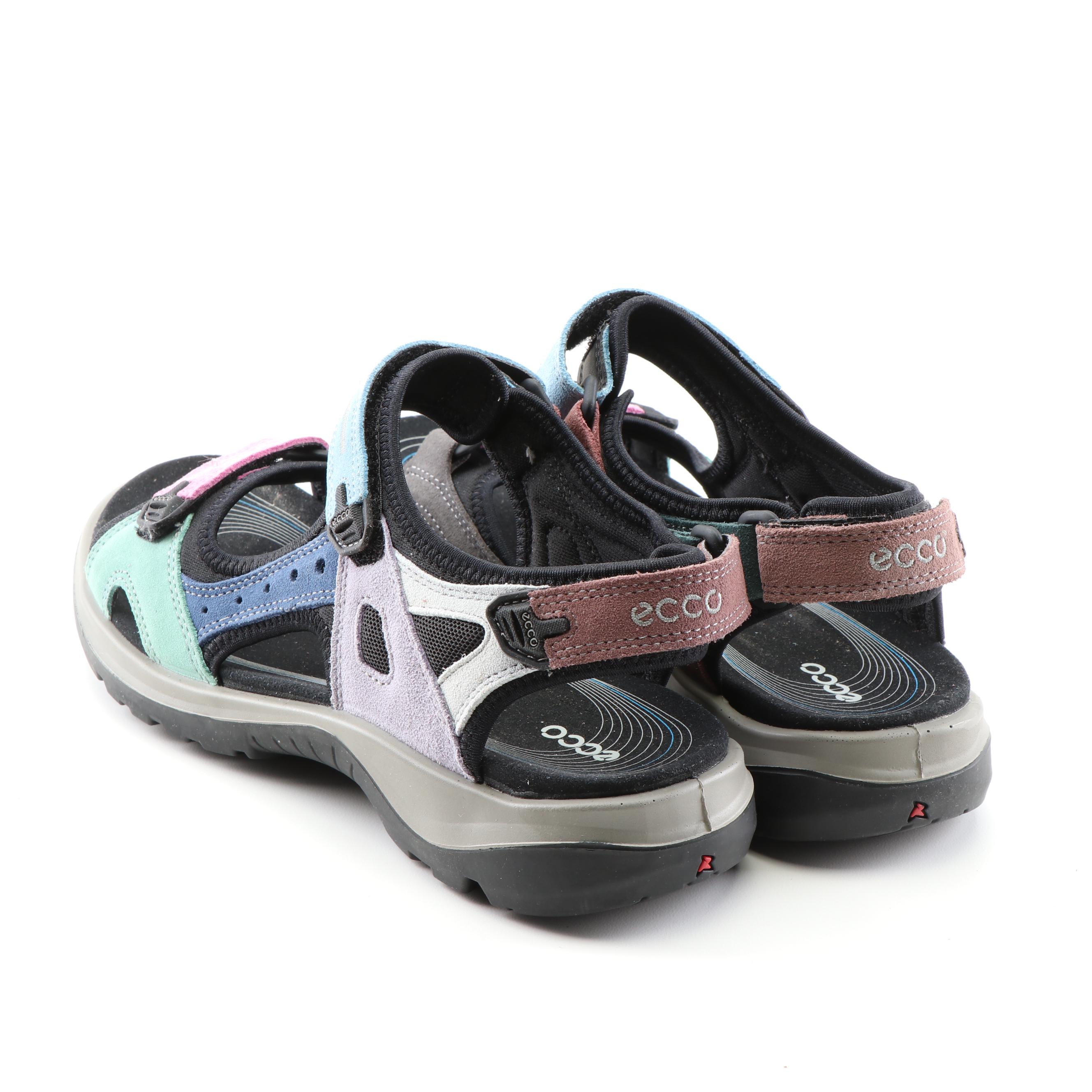ECCO Sport Offroad Multicolor Suede Sandals