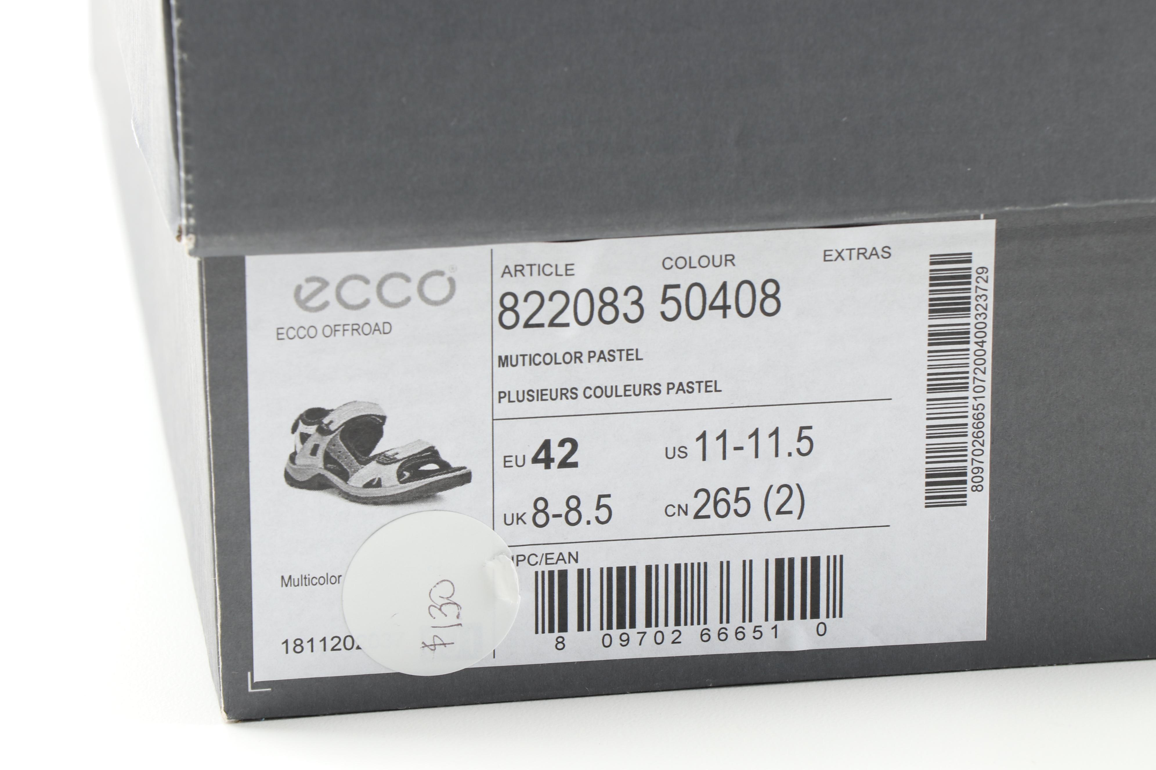 ECCO Sport Offroad Multicolor Suede Sandals