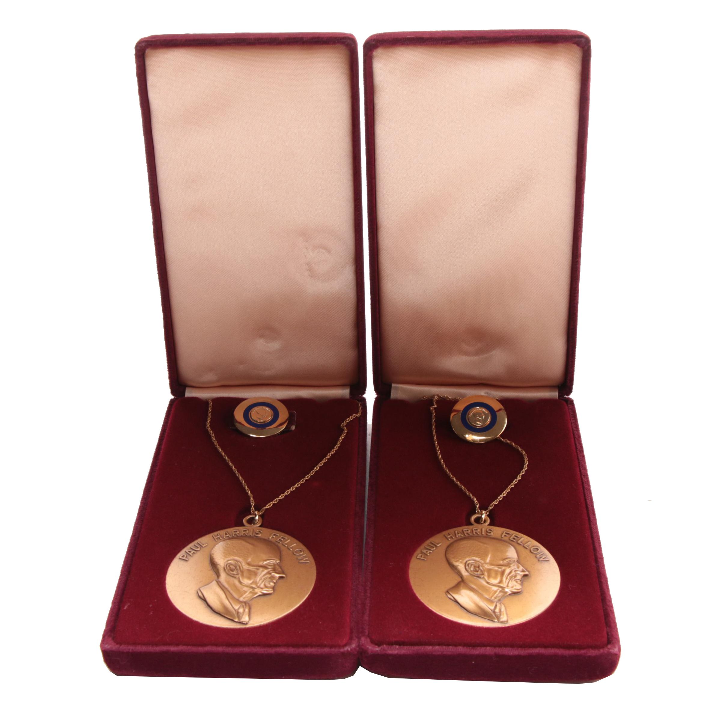 Two Paul Harris Rotary Fellowship Awards from Jim and Pat Host Collection