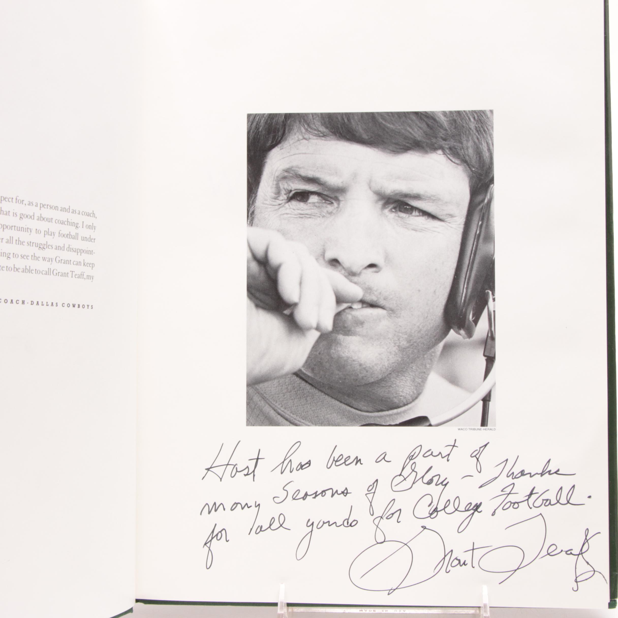 Selection of Sports Media Including Three Signed Books