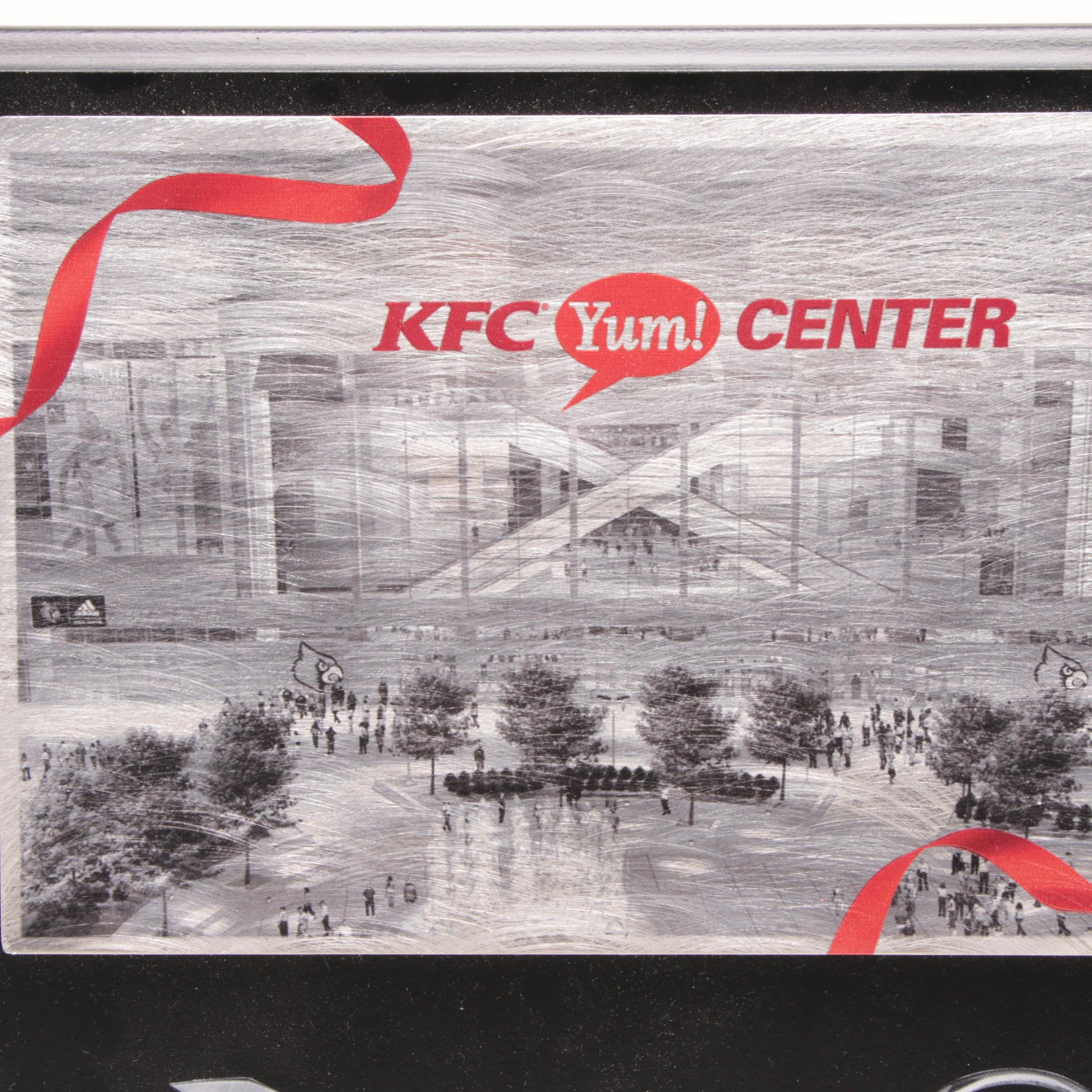 2010 "I Witnessed the Moment" KFC YUM Center Opening Presentation Plaque