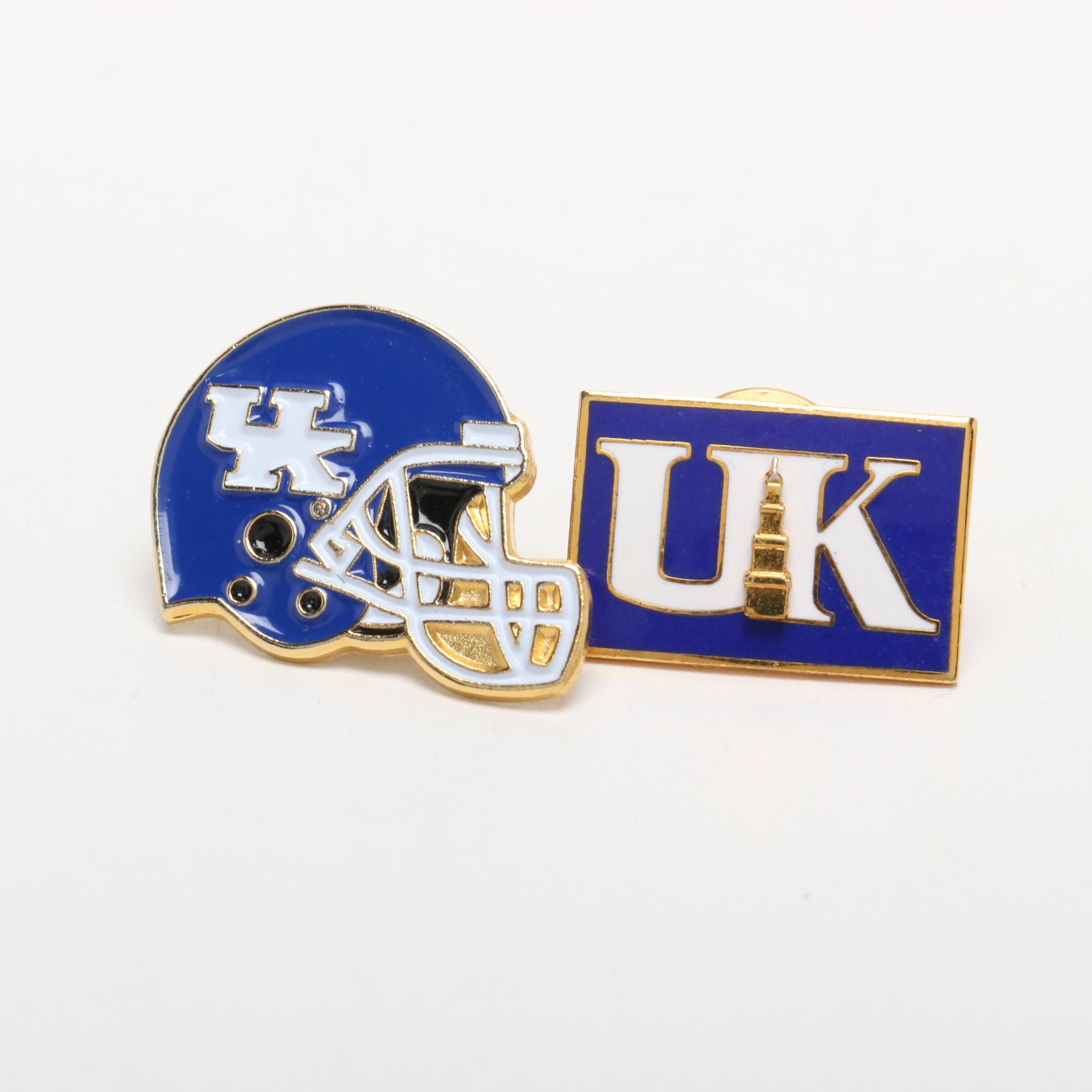 1990s-2000s University of Kentucky and NCAA Football Pins