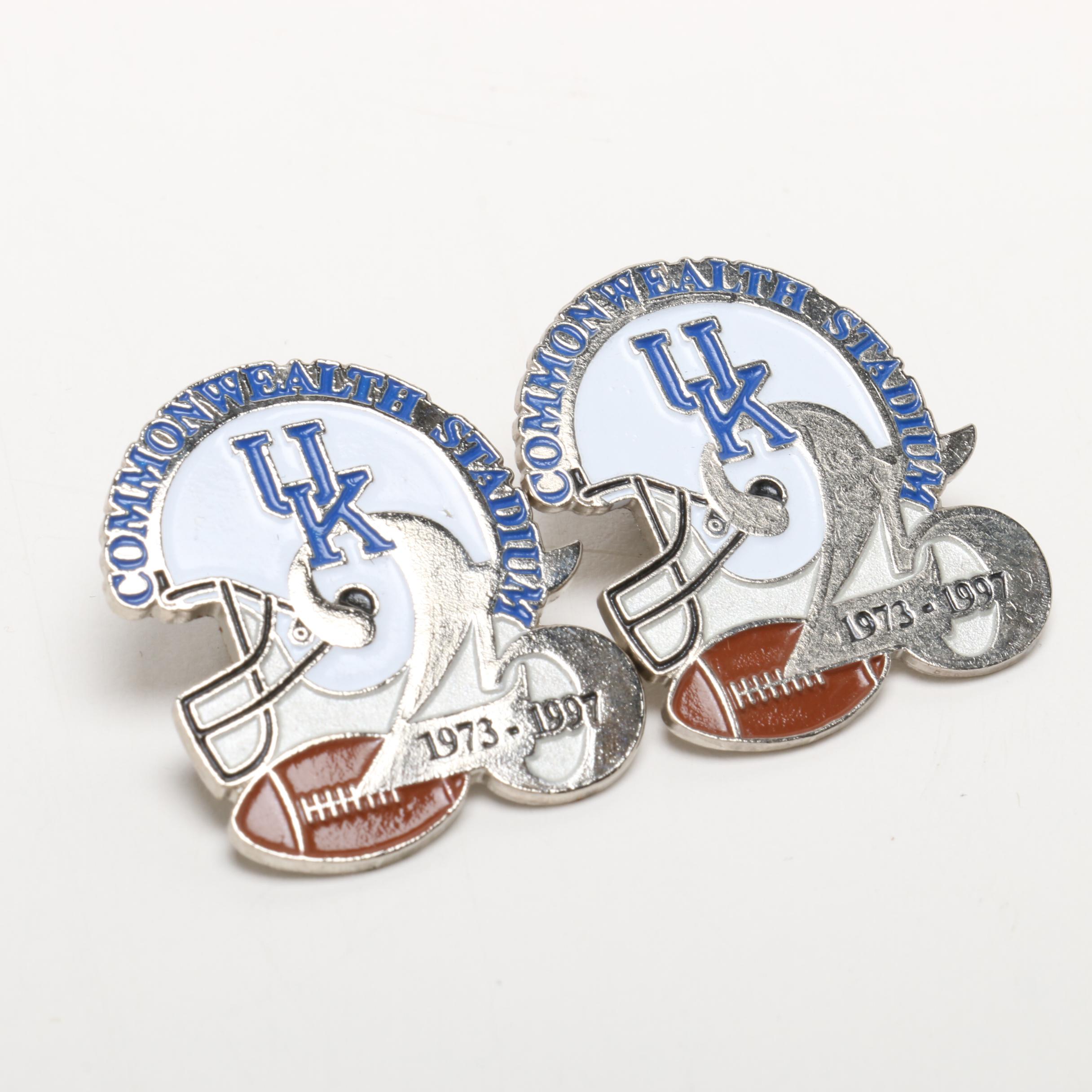 1990s-2000s University of Kentucky and NCAA Football Pins