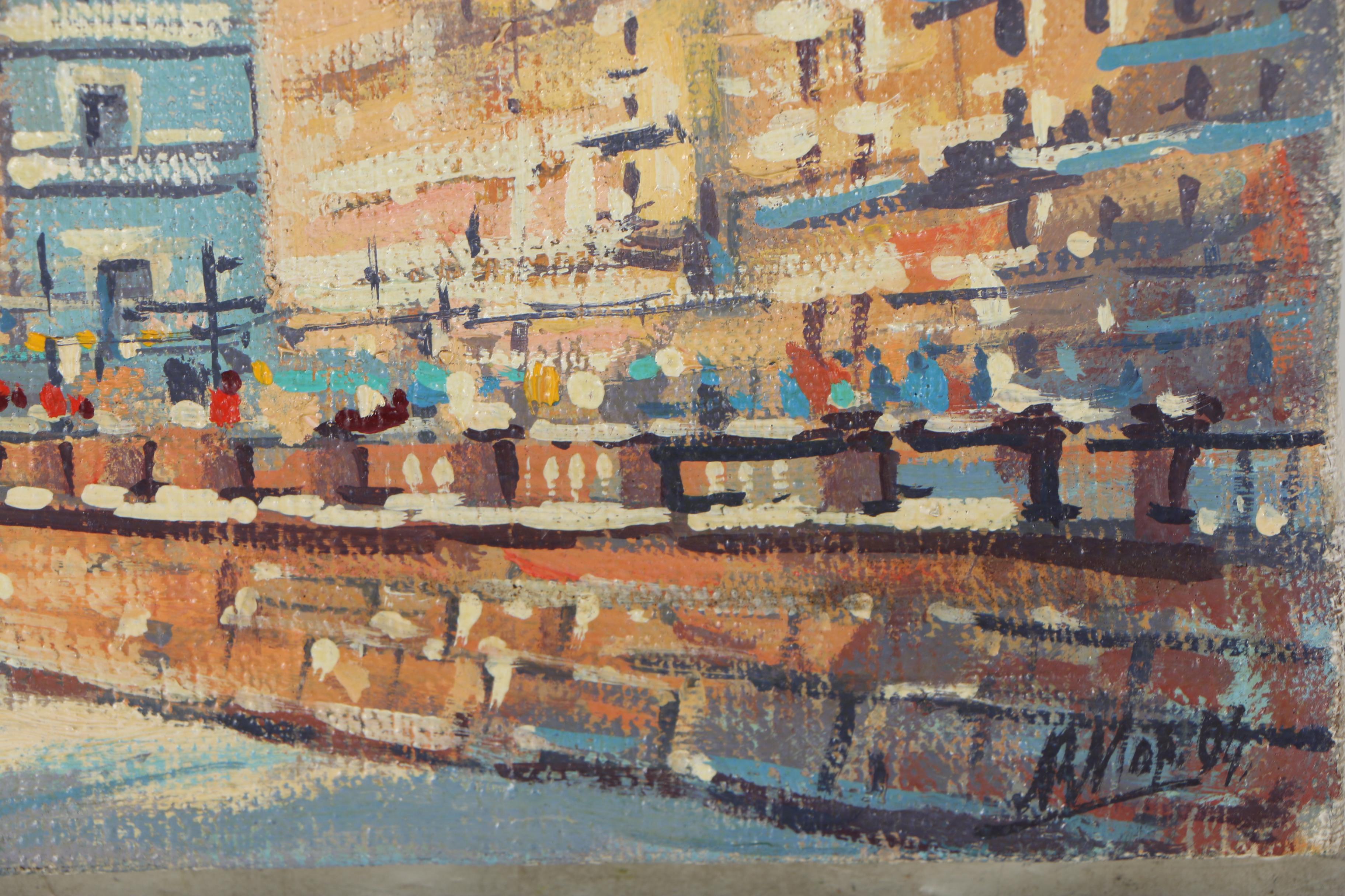 Russian Oil Paintings "Savior on Spilled Blood" and "Panorama of the Neva"