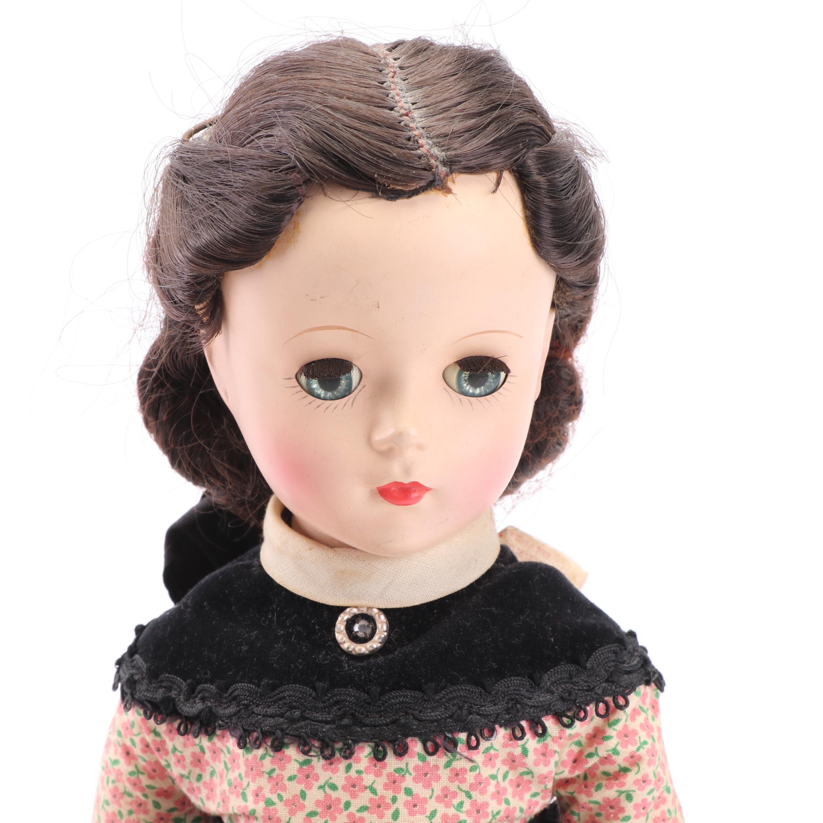 Madame Alexander Little Women "Marme" and "Meg" Dolls Circa 1950