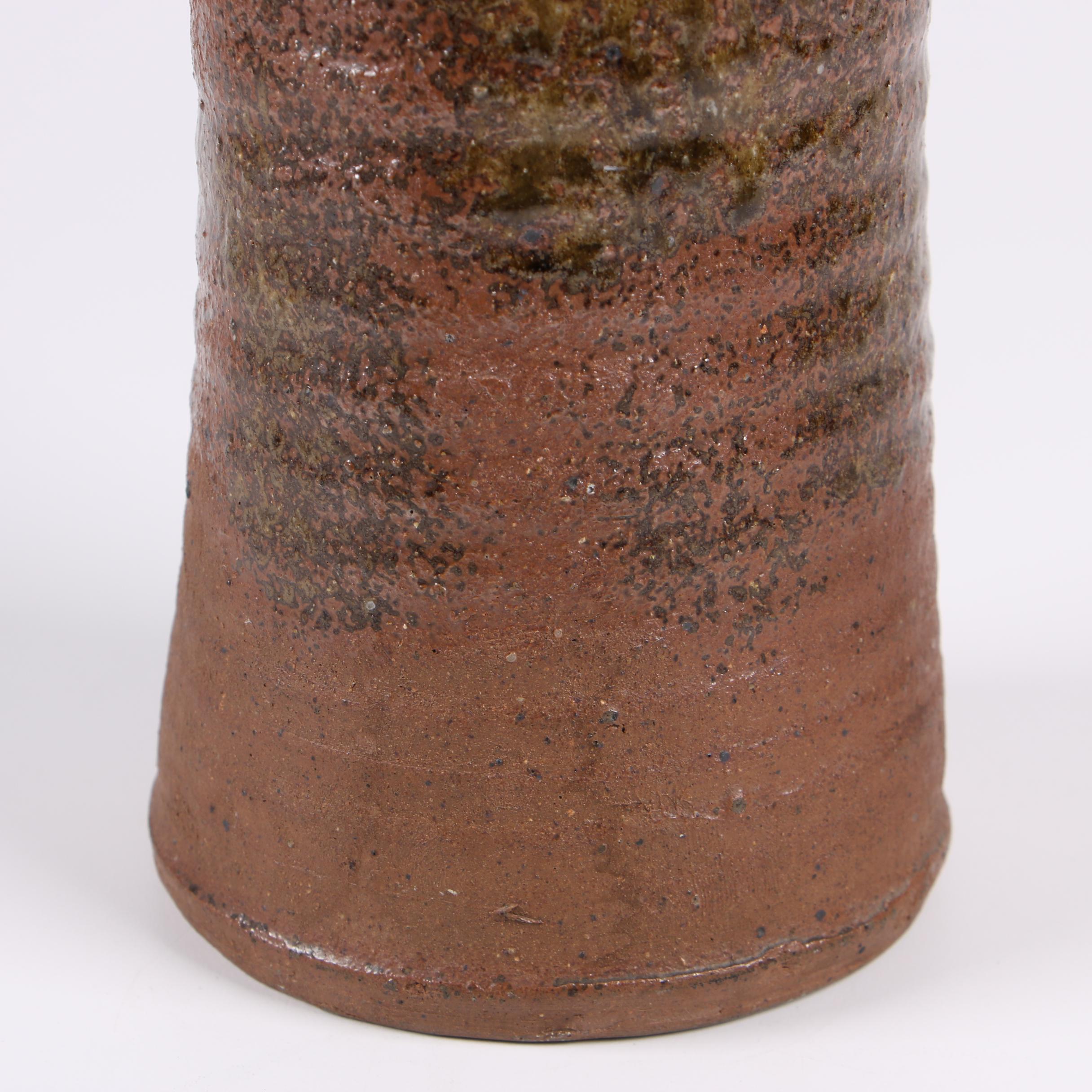 Japanese Bizen Ware Pottery Vase, 20th Century