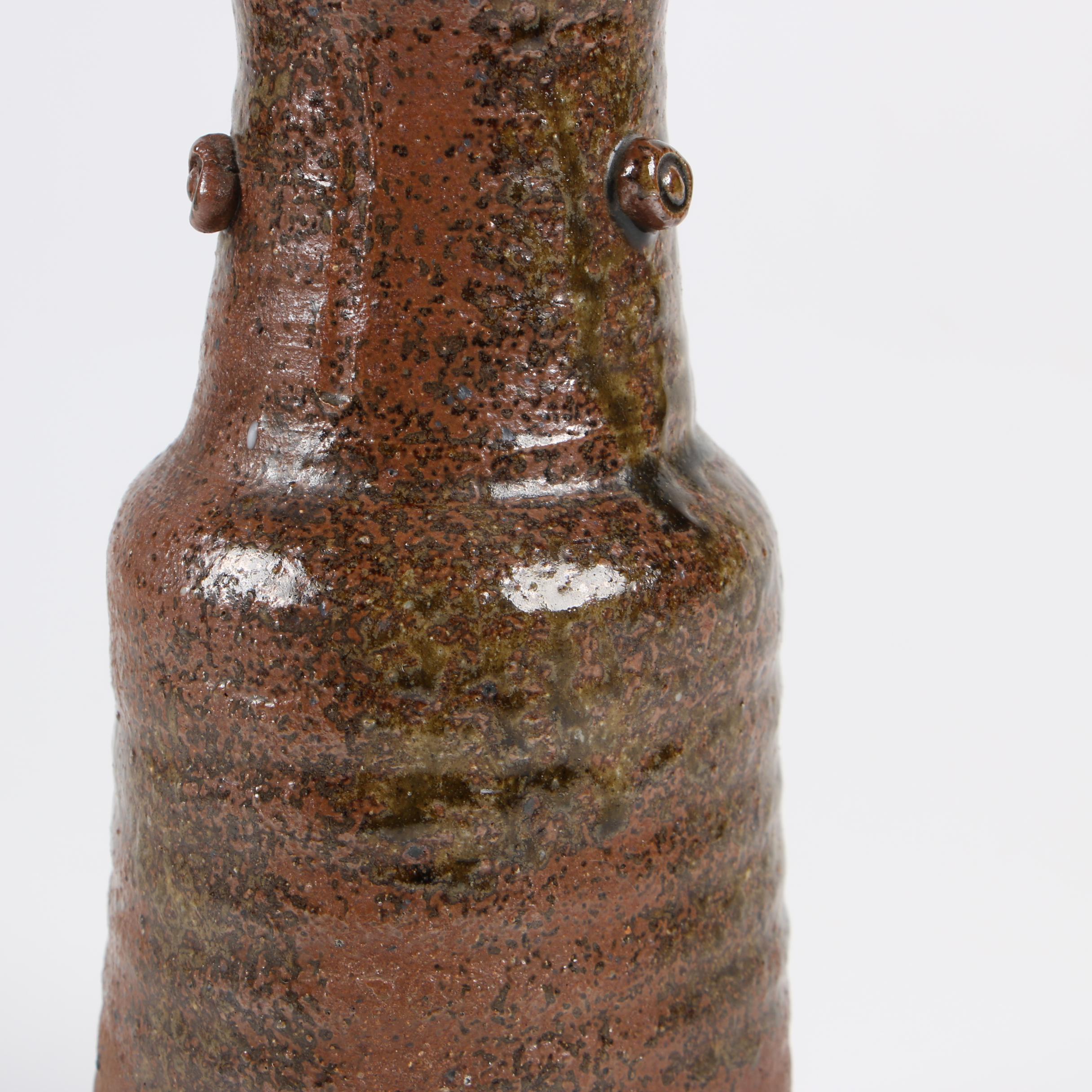 Japanese Bizen Ware Pottery Vase, 20th Century