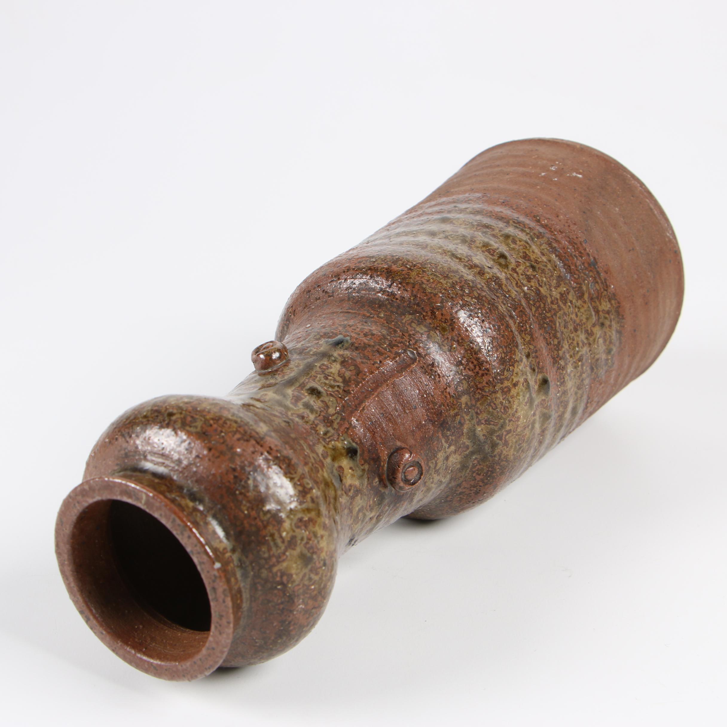 Japanese Bizen Ware Pottery Vase, 20th Century