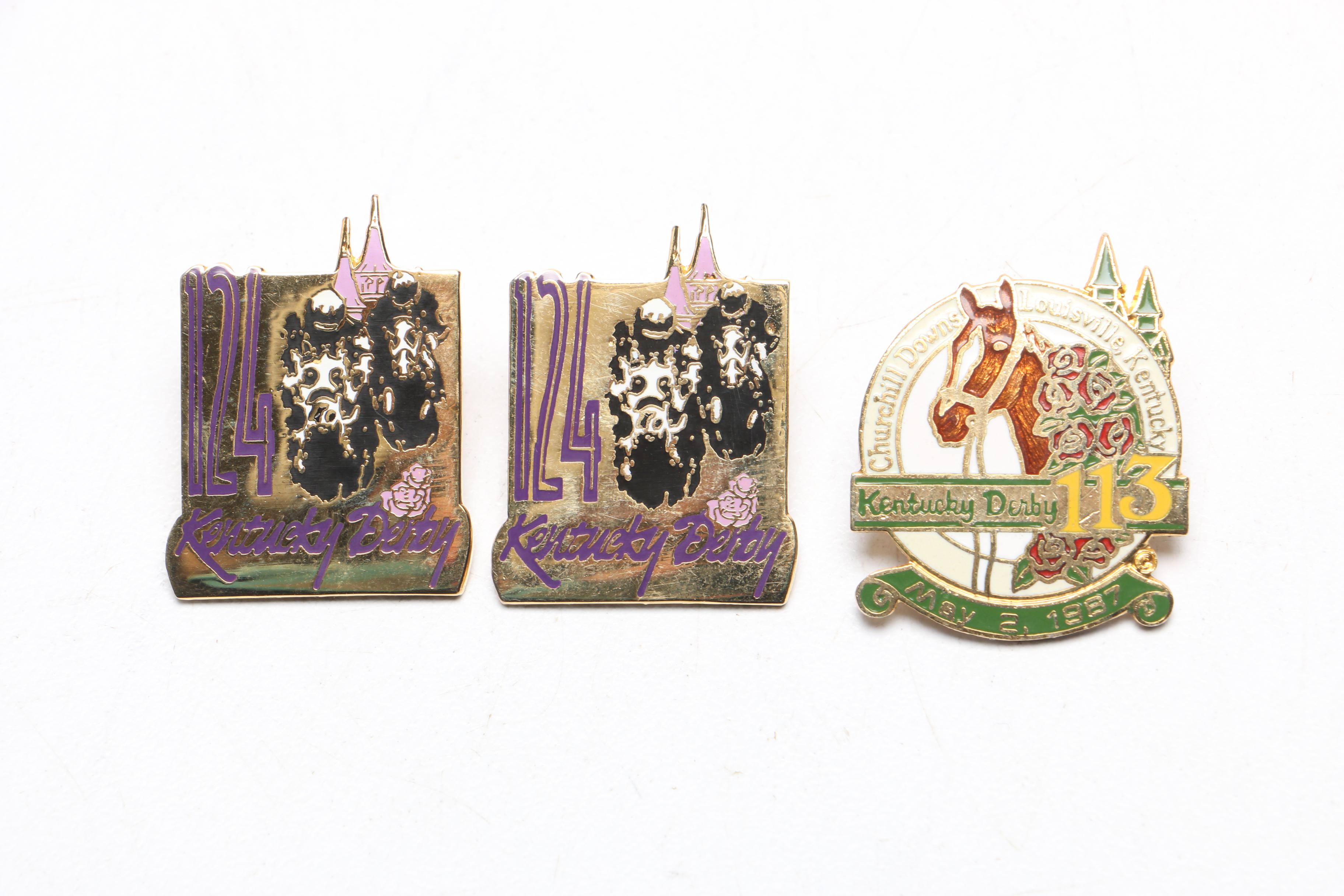 "The Breeder's Cup," "Kentucky Derby," and other Horse Racing Pins and More