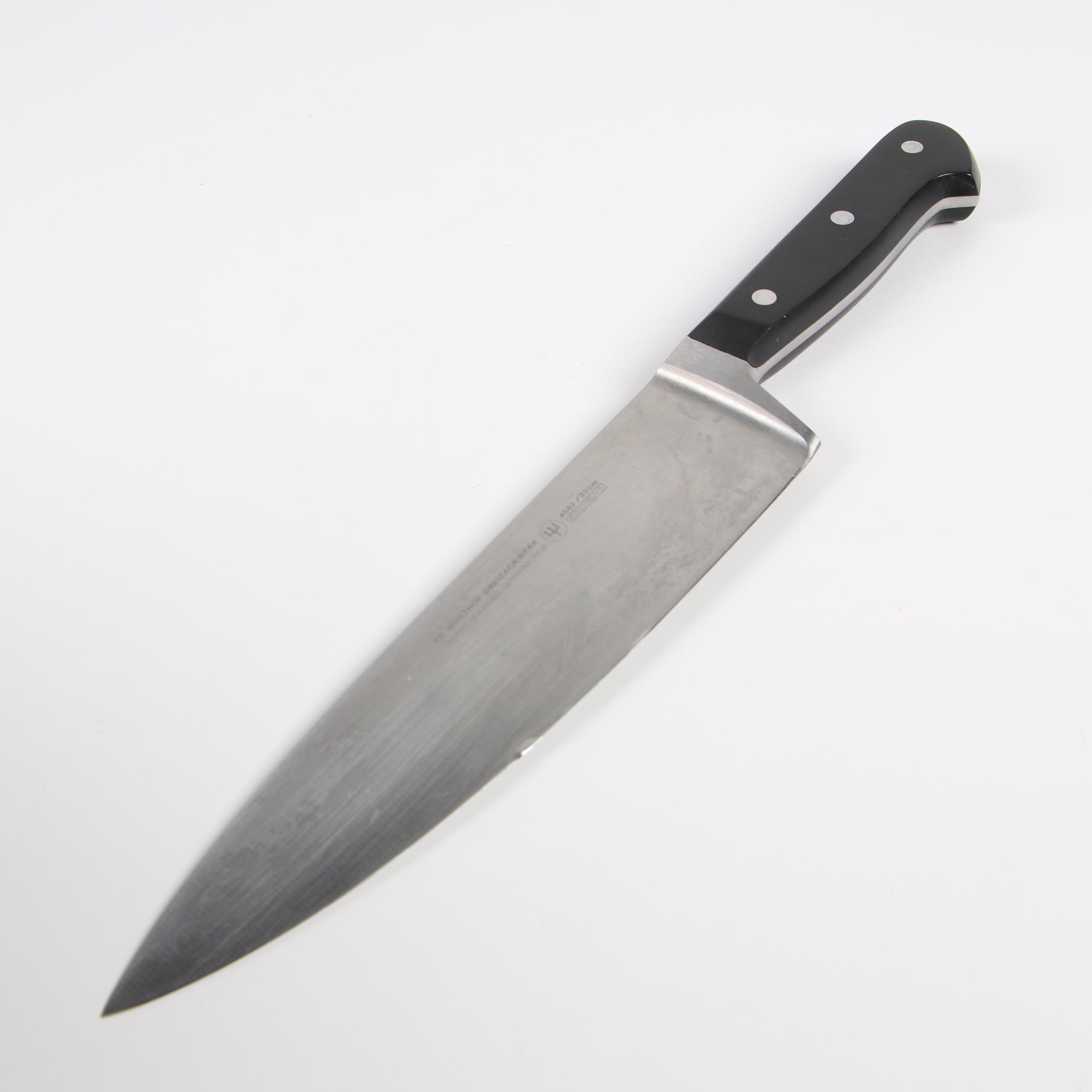 J. A. Henckels and Wüsthof Dreizack Kitchen Knives with Storage Blocks