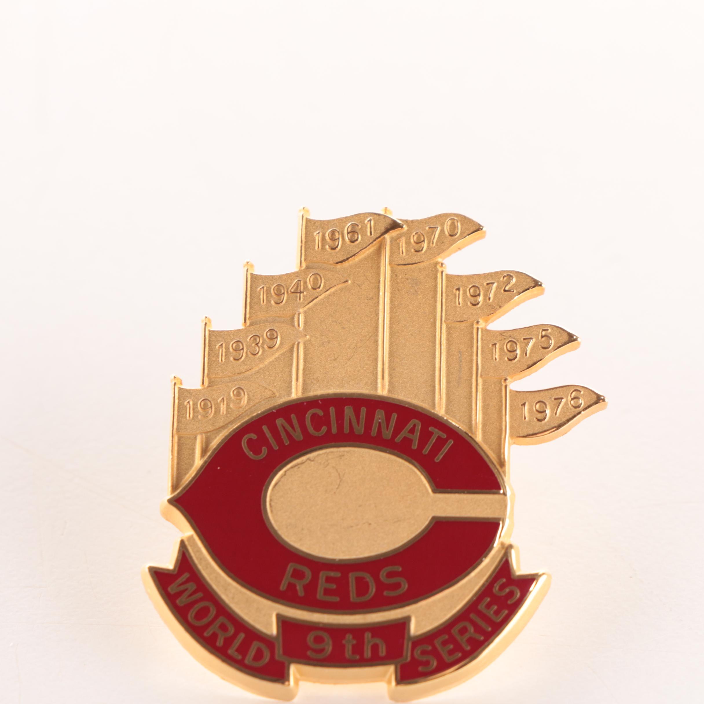 1990 Cincinnati Reds World Series Major League Baseball Press Pin