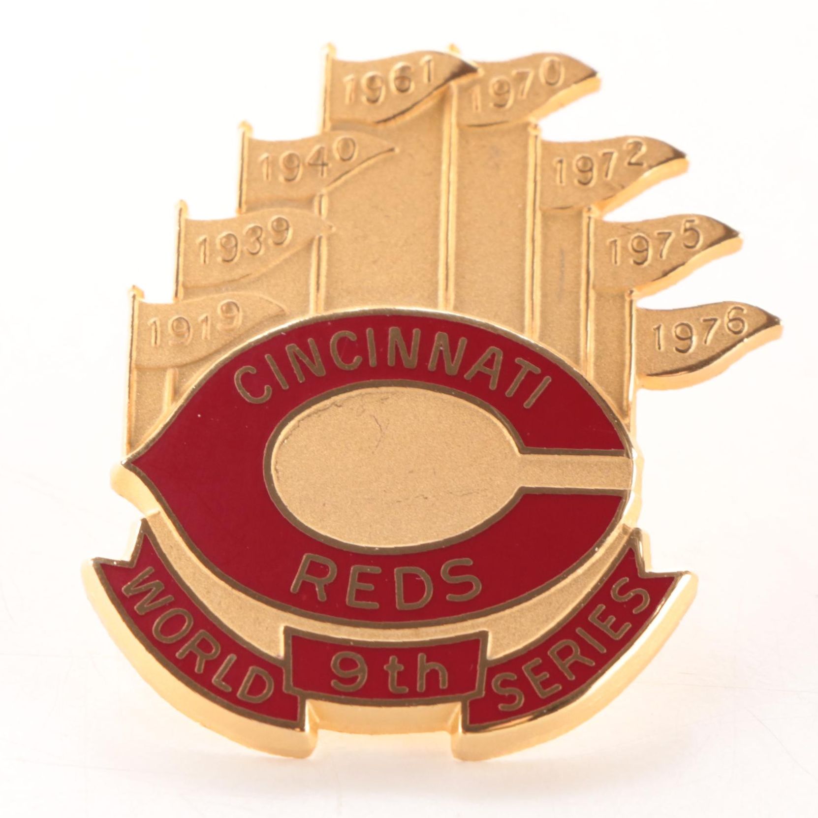 1990 Cincinnati Reds World Series Major League Baseball Press Pin