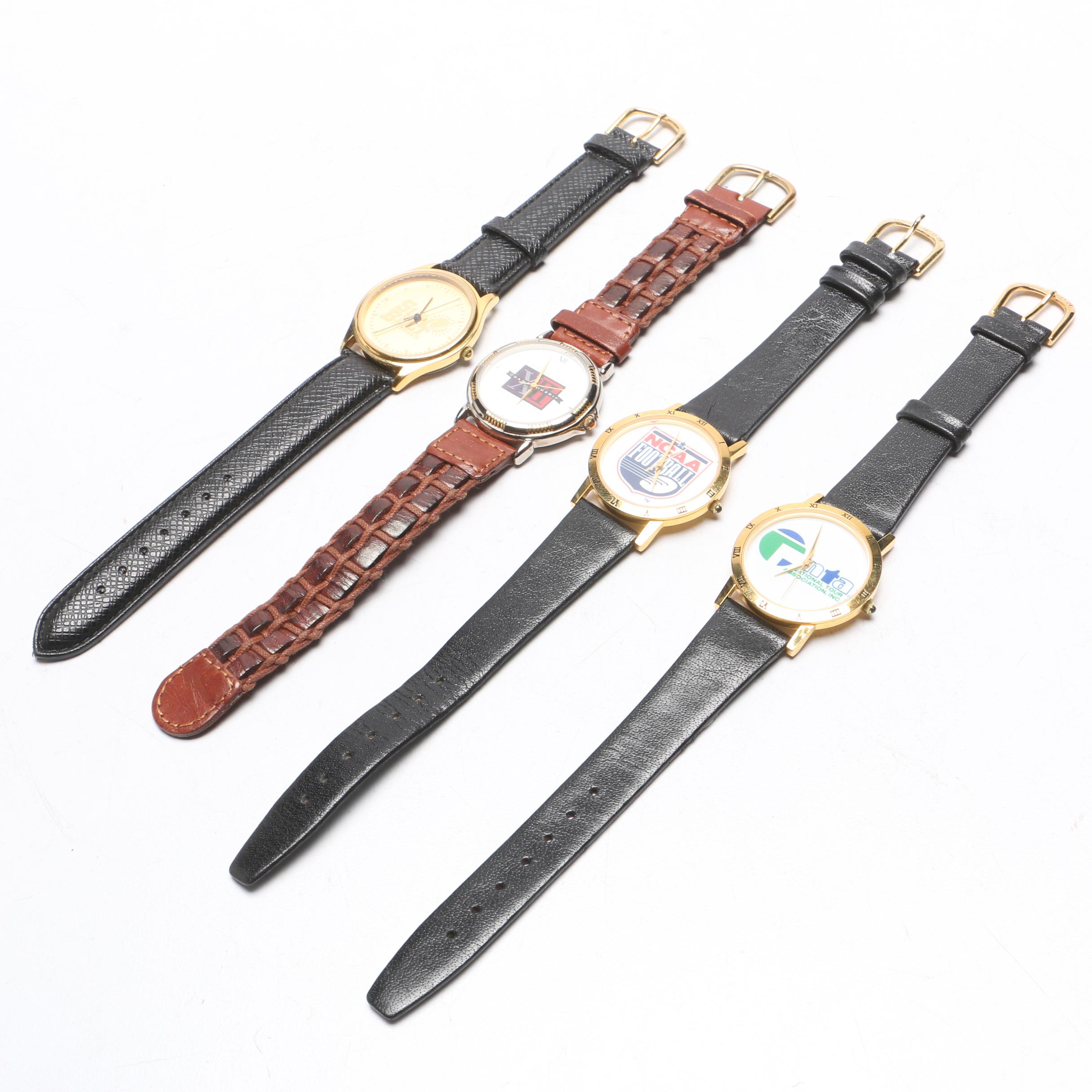 Four NCAA and Conference Watches From the Jim and Pat Host Collection