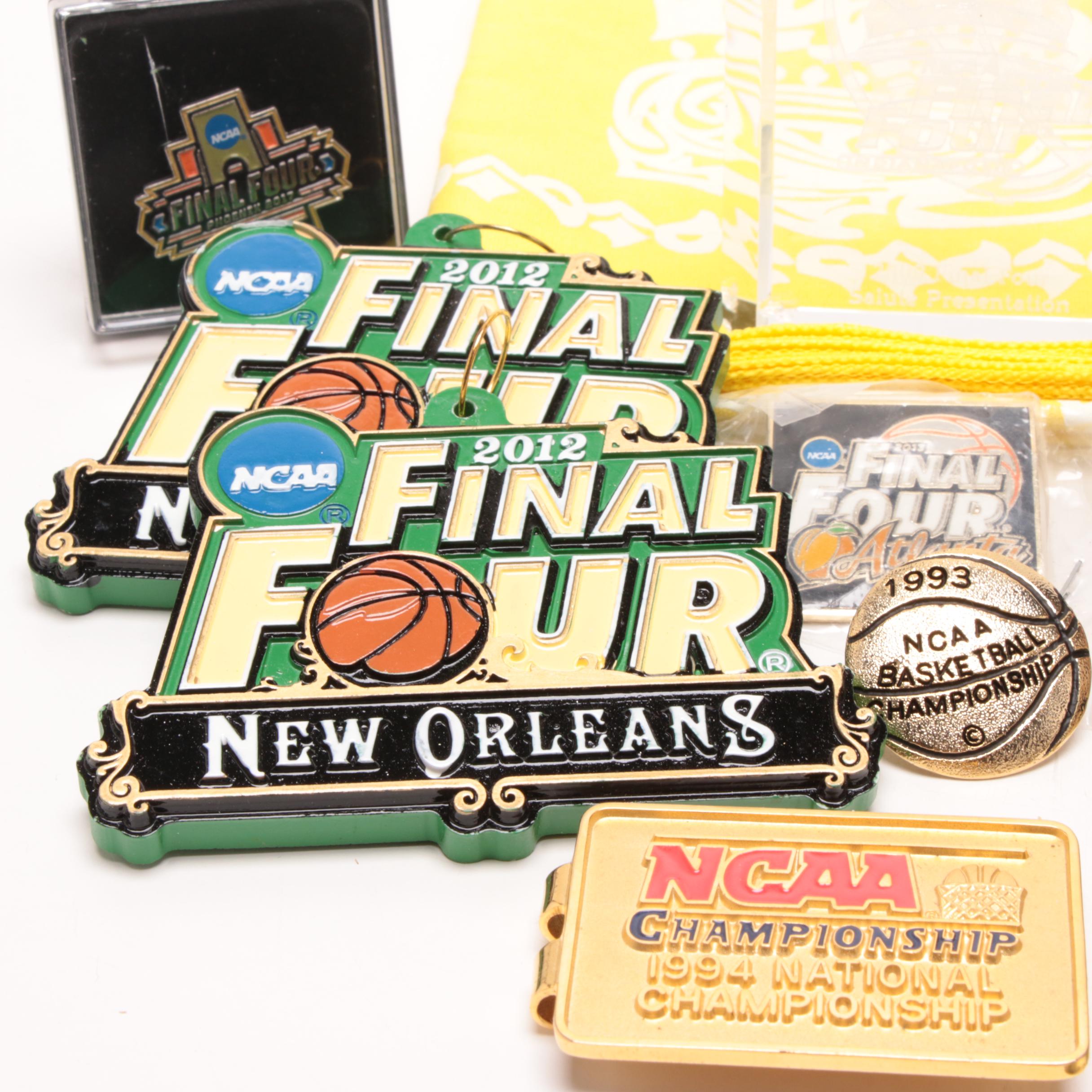 Final Four Pins, Paperweight, and More From Jim and Pat Host Collection