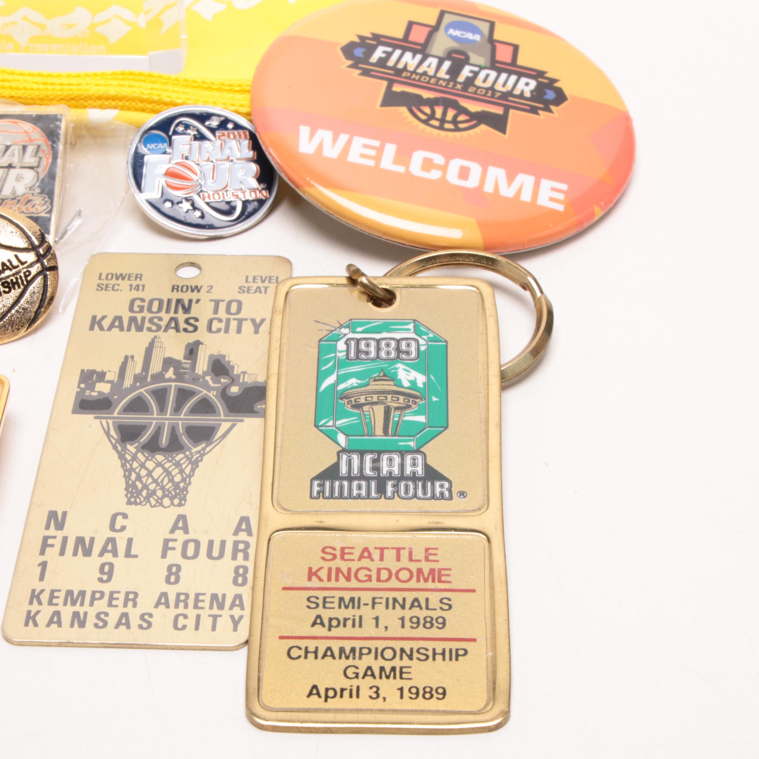 Final Four Pins, Paperweight, and More From Jim and Pat Host Collection