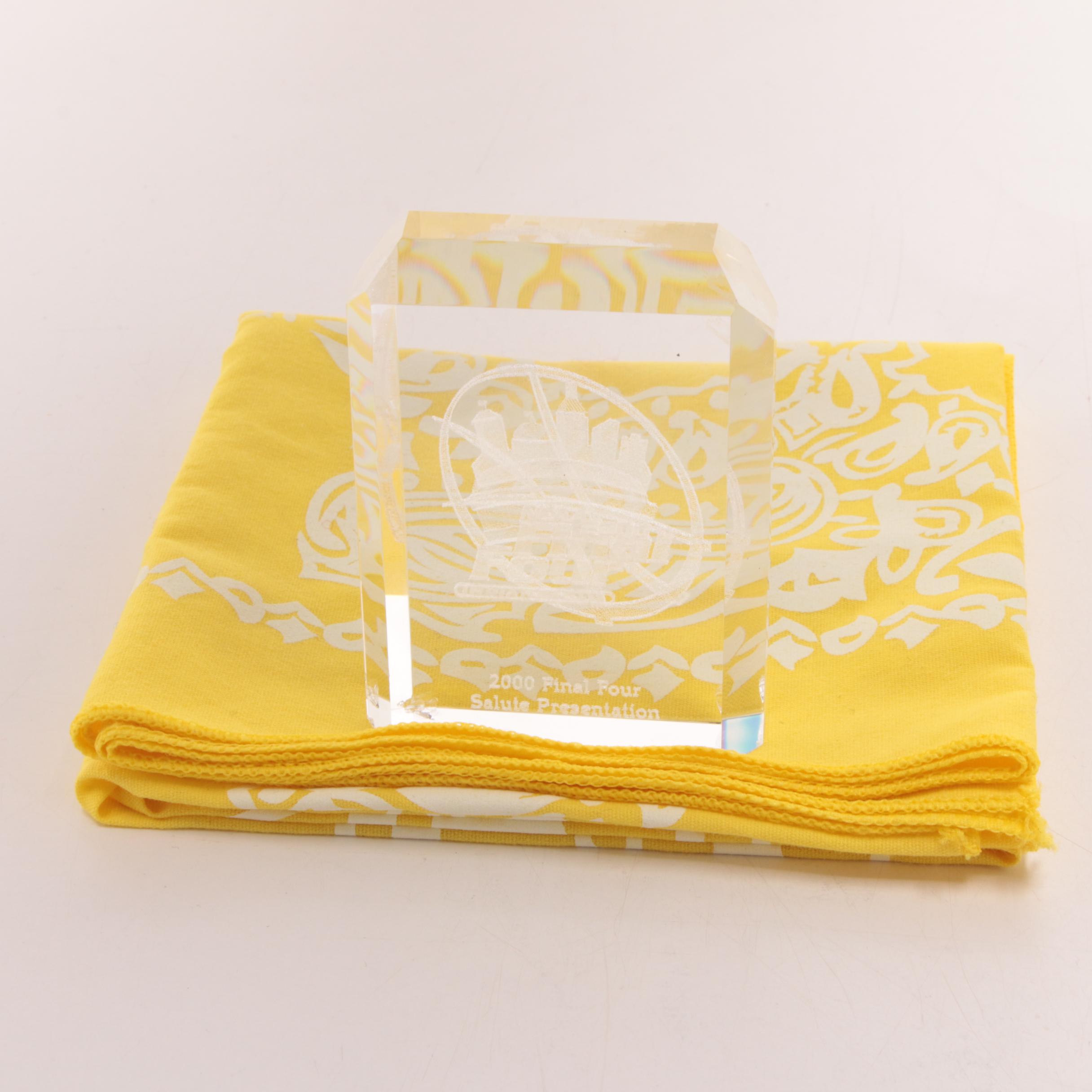 Final Four Pins, Paperweight, and More From Jim and Pat Host Collection