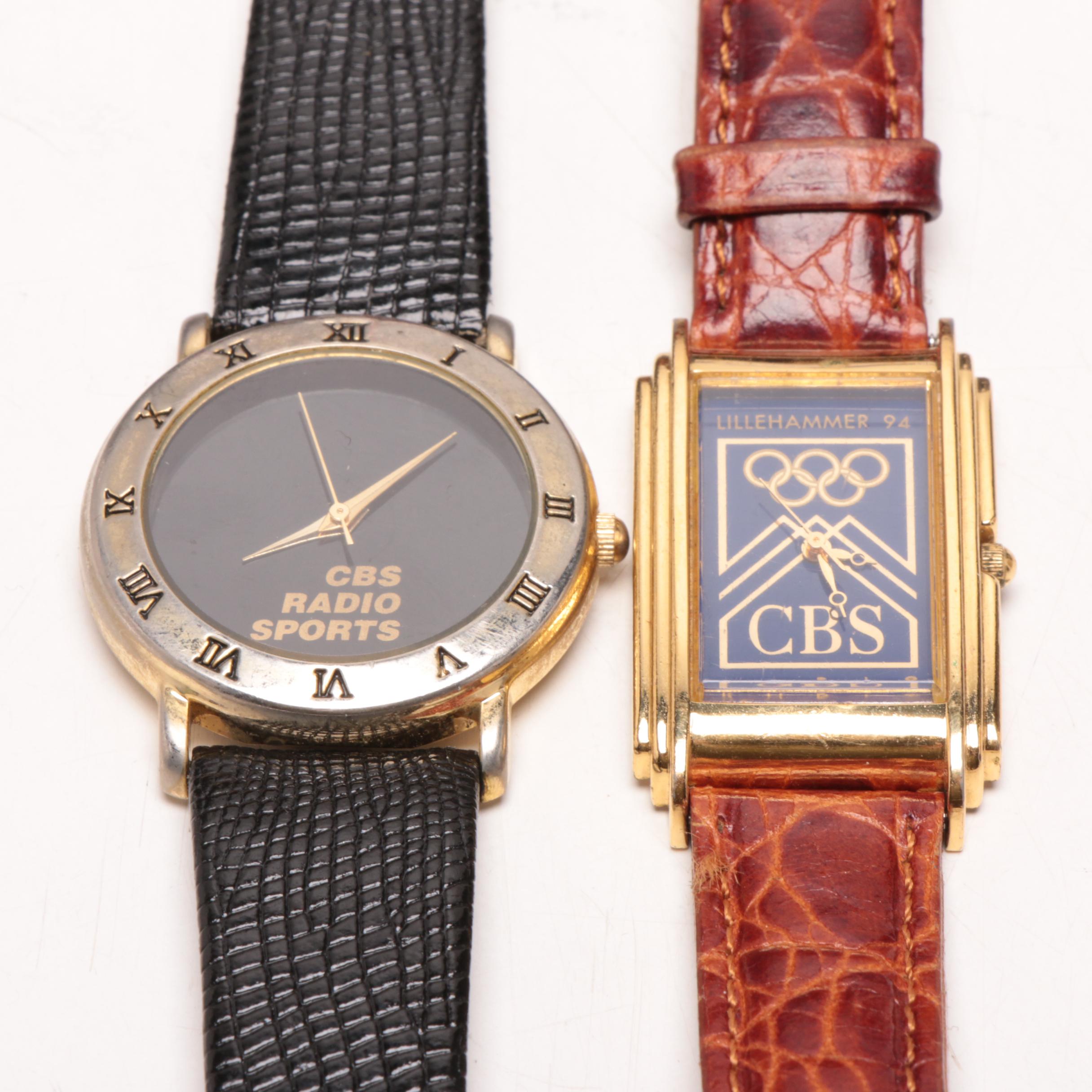 1994 CBS Sports Olympics Themed Souvenir Collectibles Including Two Watches