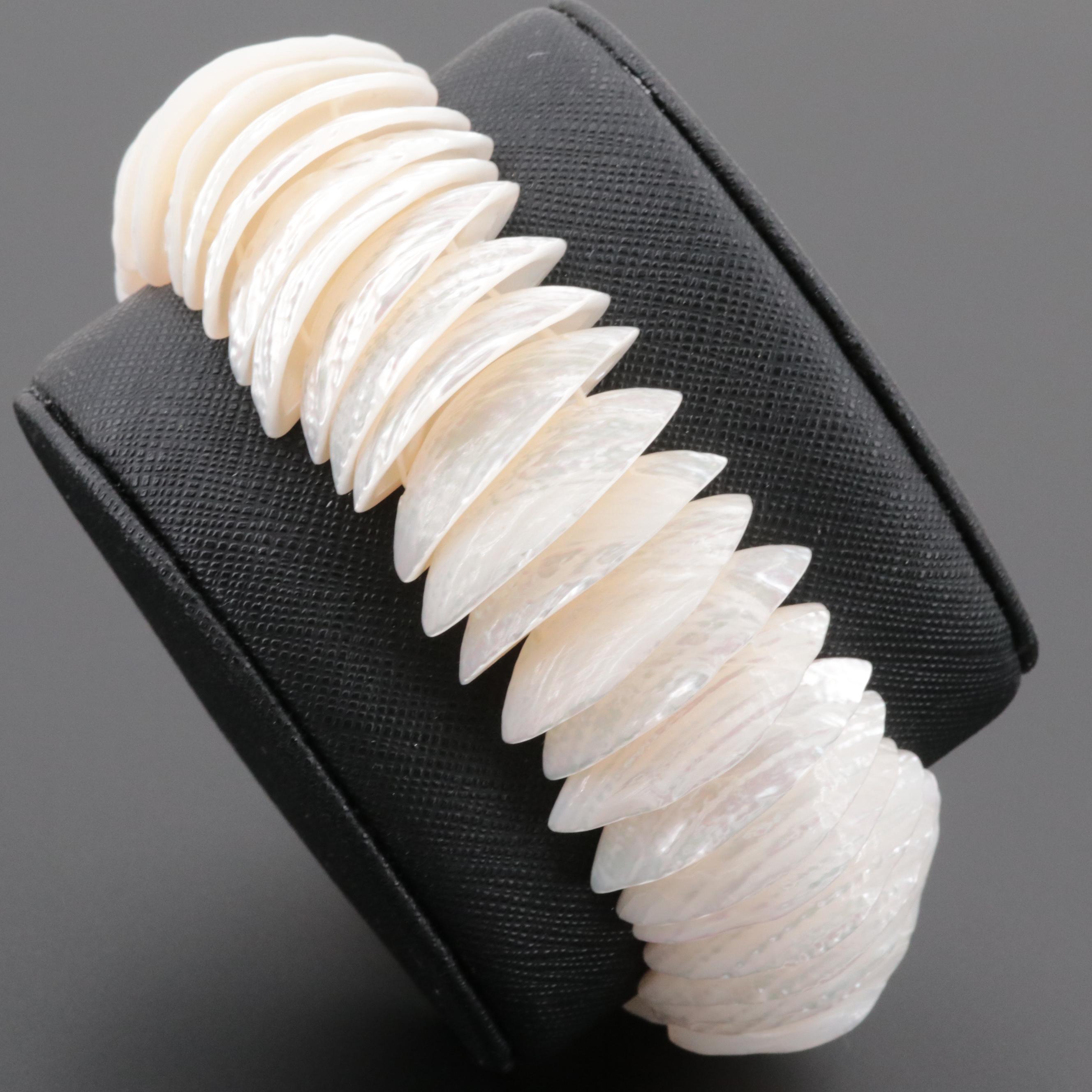 Expandable Shell Bracelet