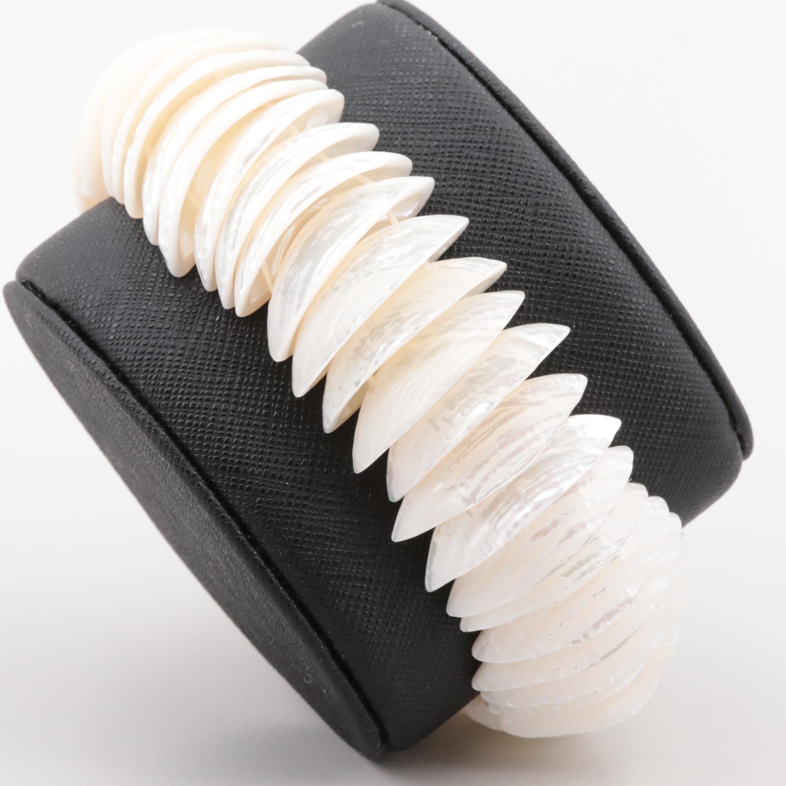 Expandable Shell Bracelet
