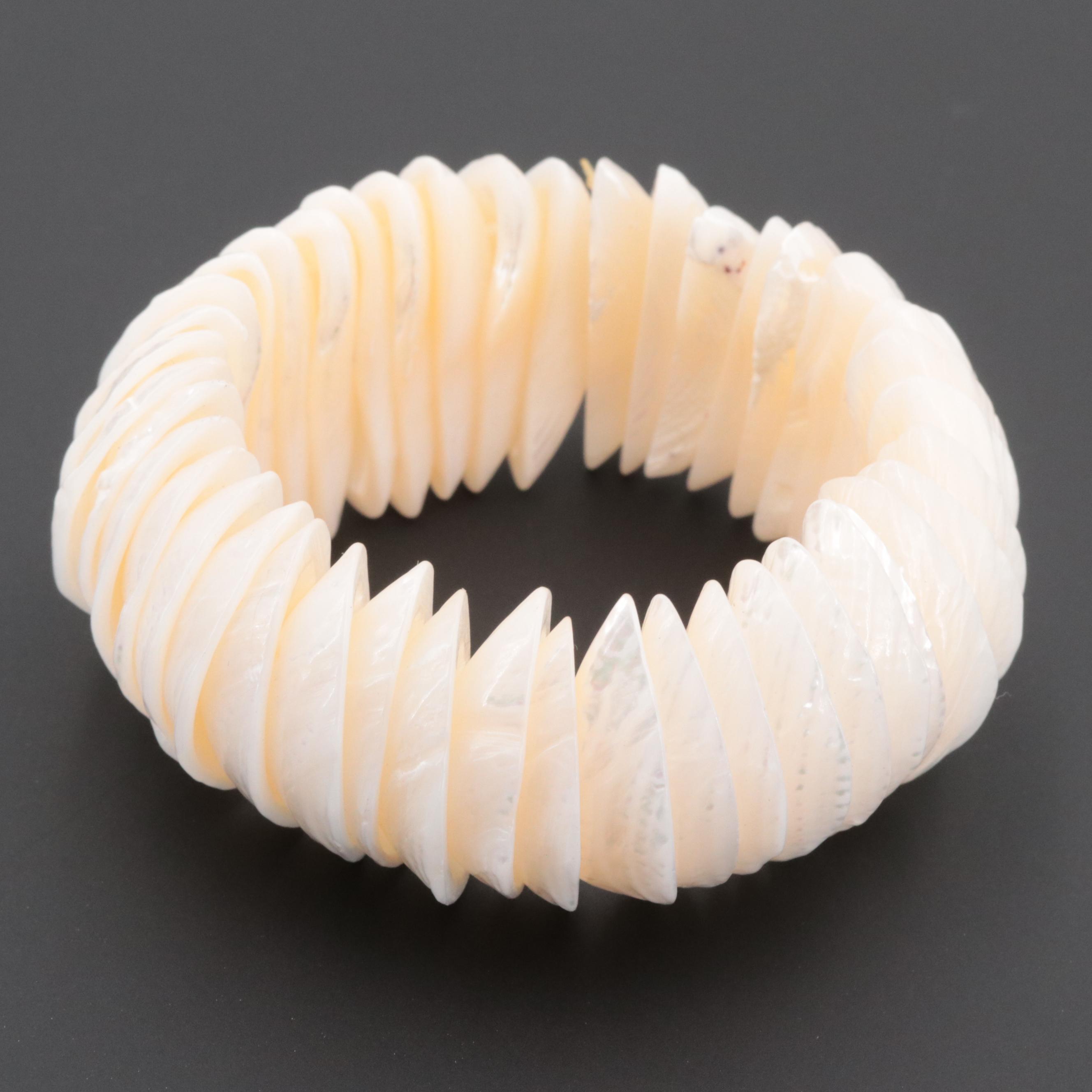 Expandable Shell Bracelet