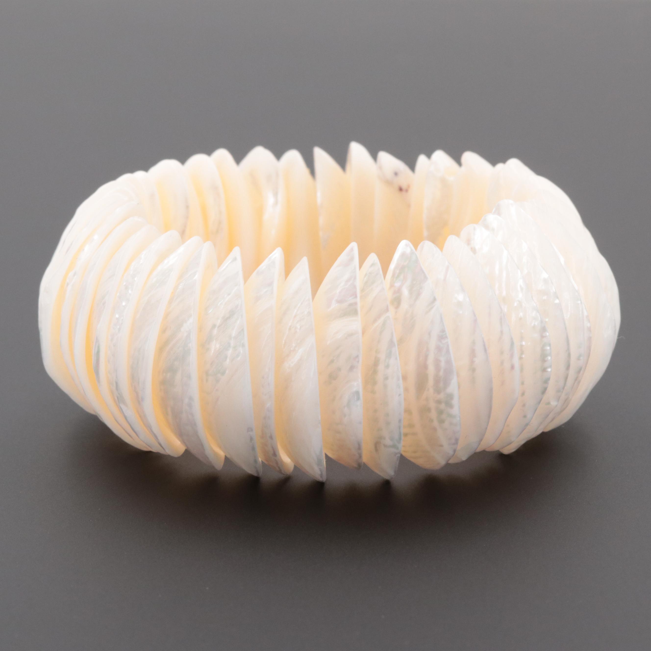 Expandable Shell Bracelet