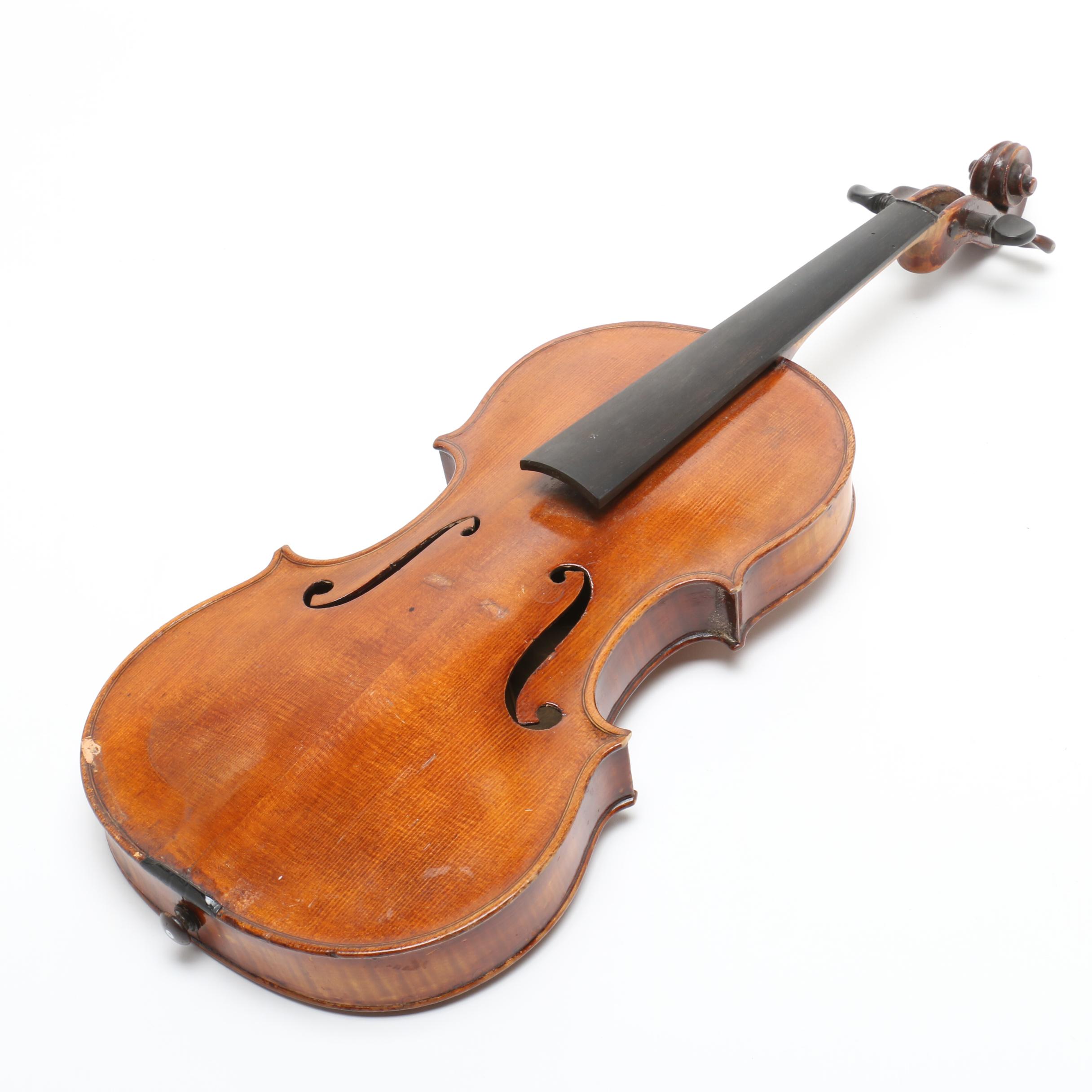 1904 Robert Glier Rudolf Wurlitzer Violin and Dodd Bow