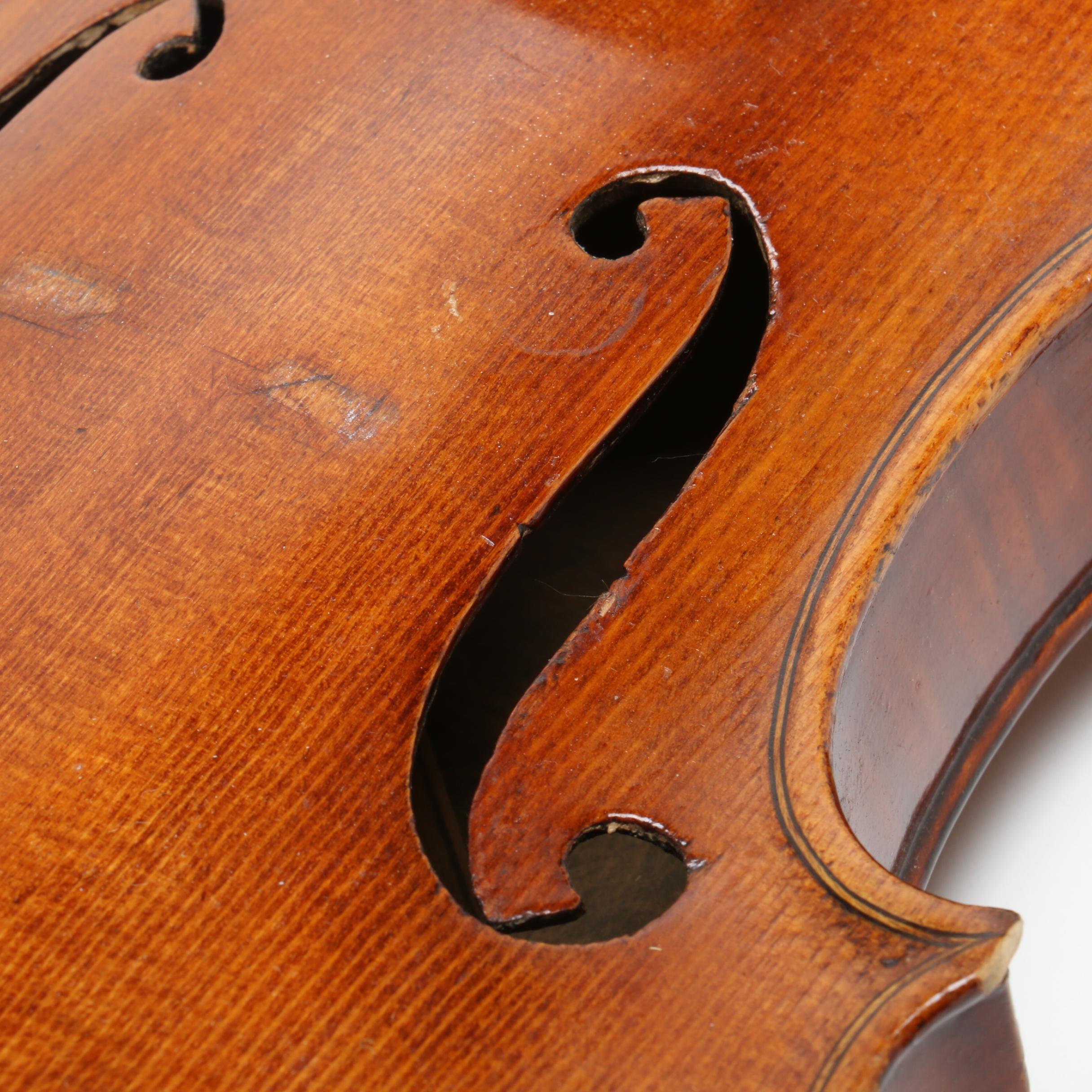 1904 Robert Glier Rudolf Wurlitzer Violin and Dodd Bow