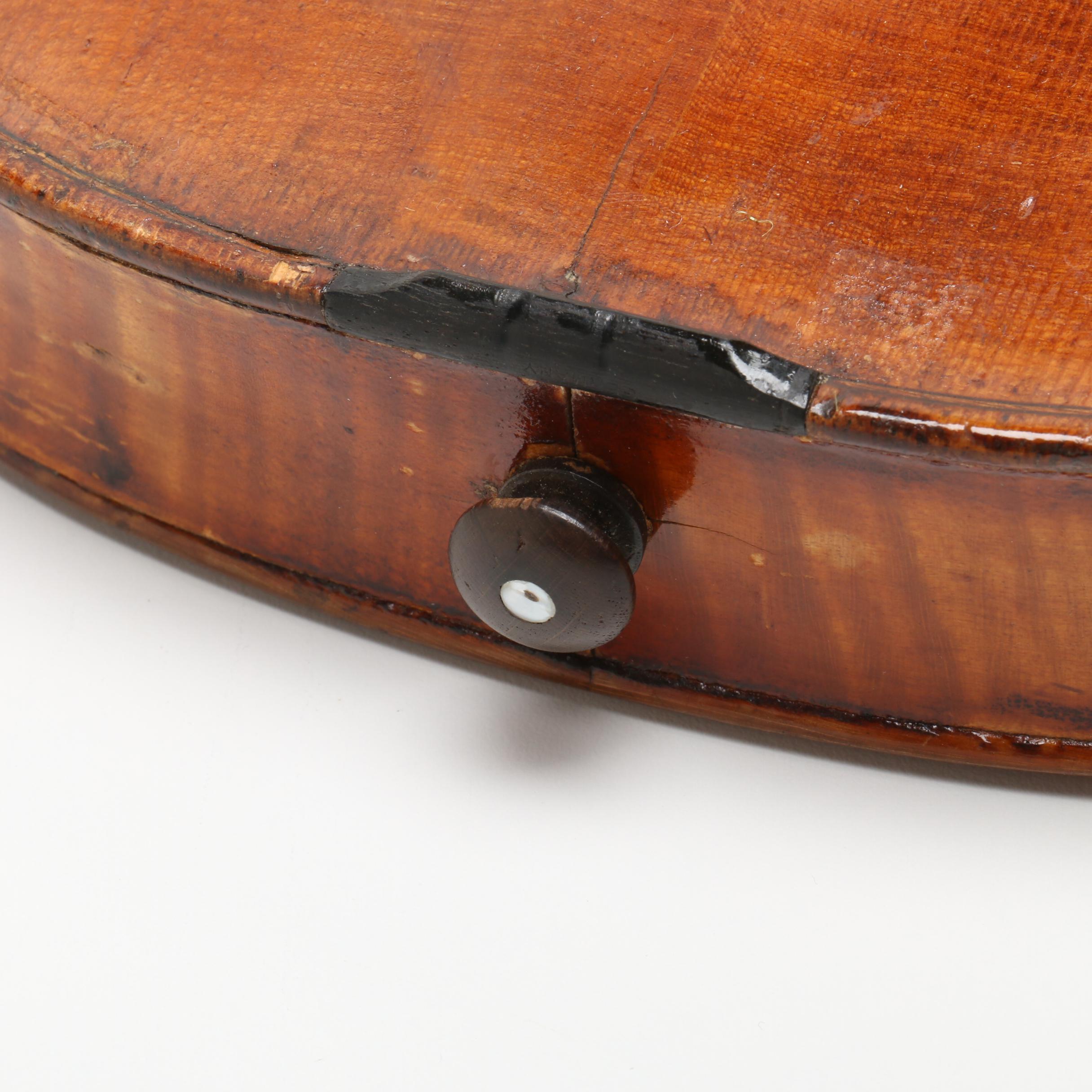 1904 Robert Glier Rudolf Wurlitzer Violin and Dodd Bow