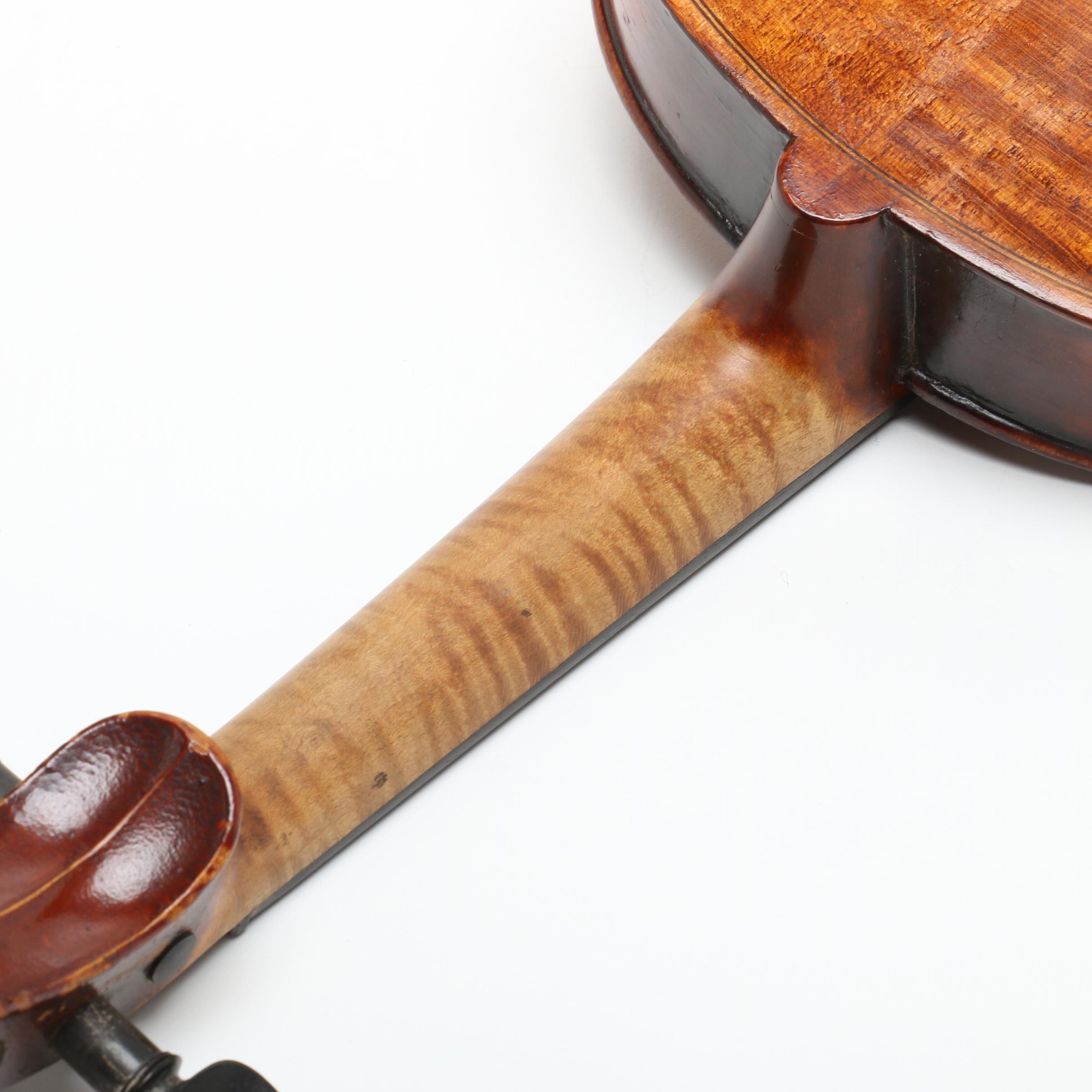 1904 Robert Glier Rudolf Wurlitzer Violin and Dodd Bow