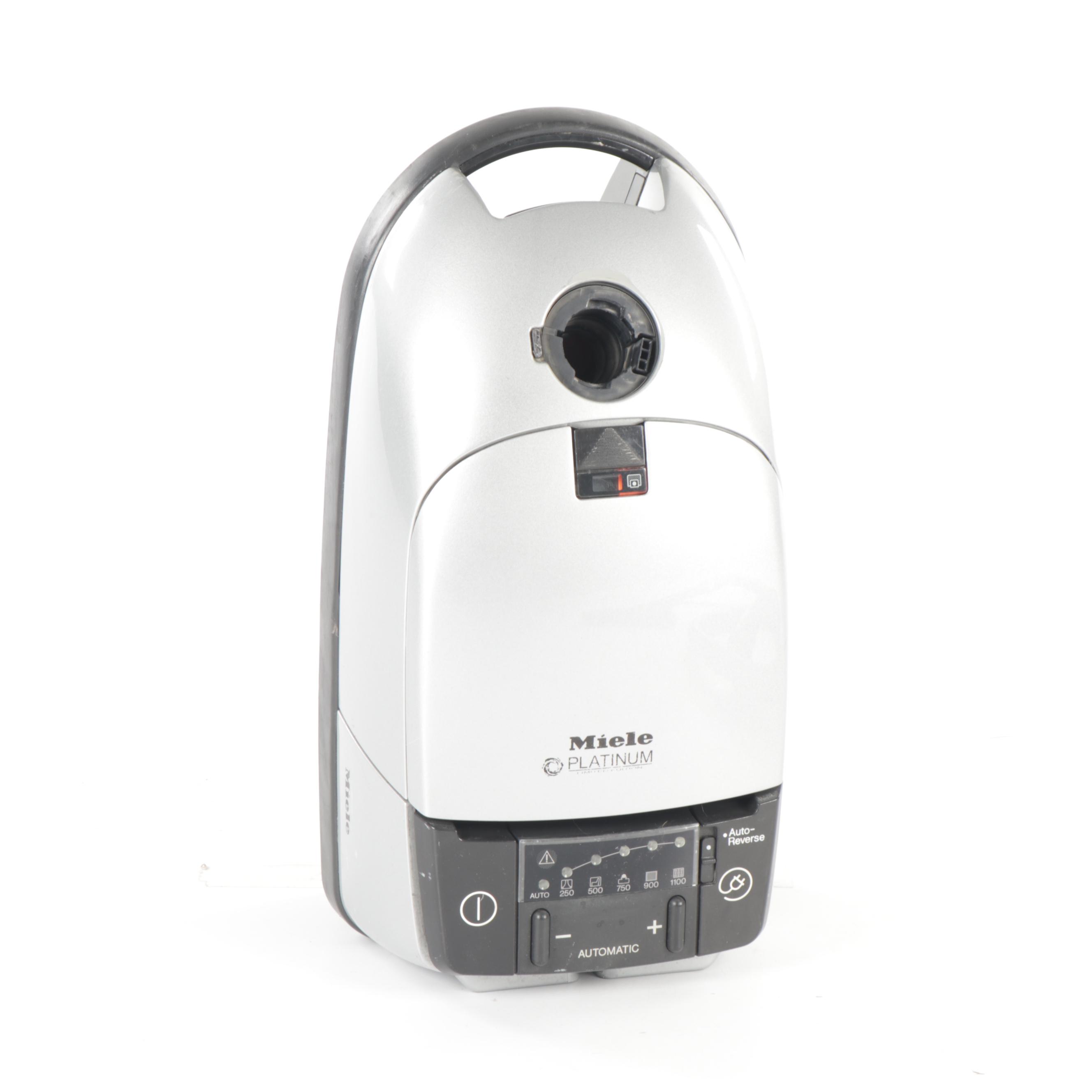 Miele Platinum Limited Edition Canister Vacuum with Retractable Cord