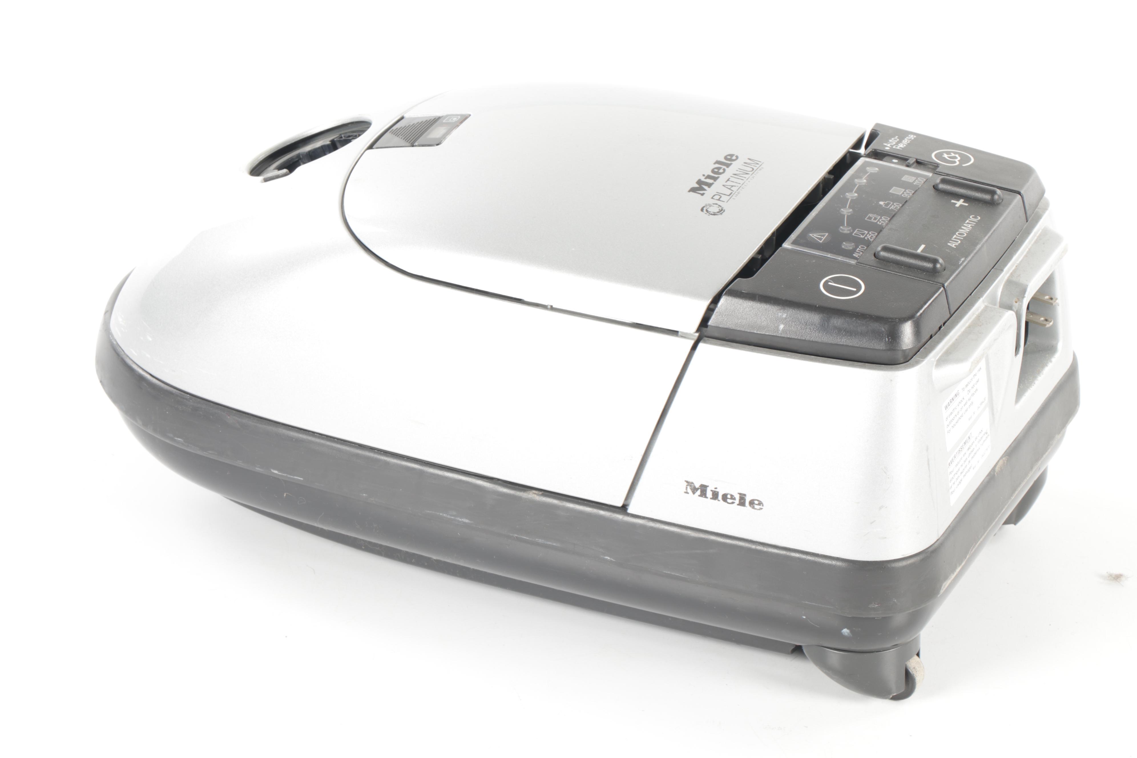 Miele Platinum Limited Edition Canister Vacuum with Retractable Cord