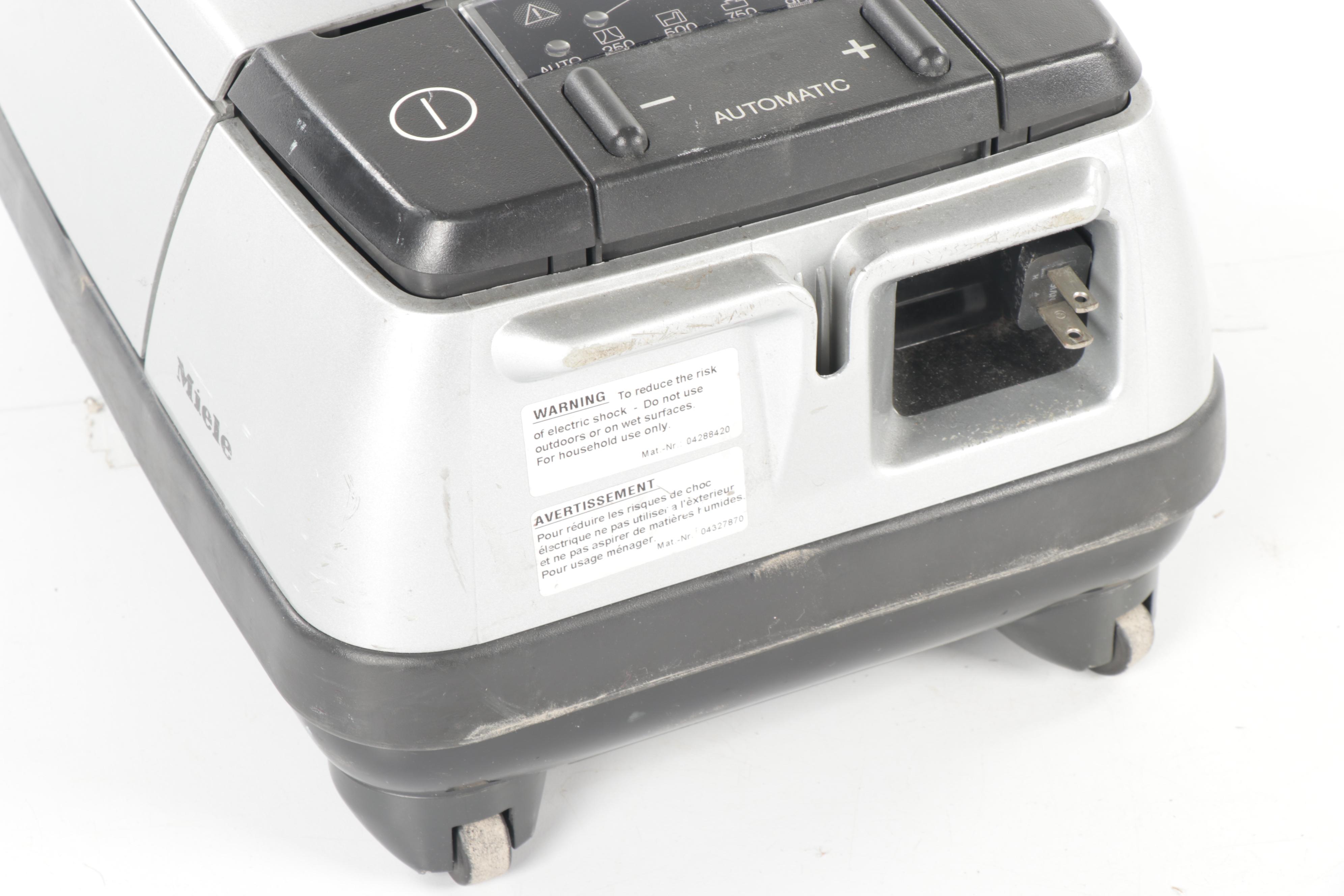 Miele Platinum Limited Edition Canister Vacuum with Retractable Cord