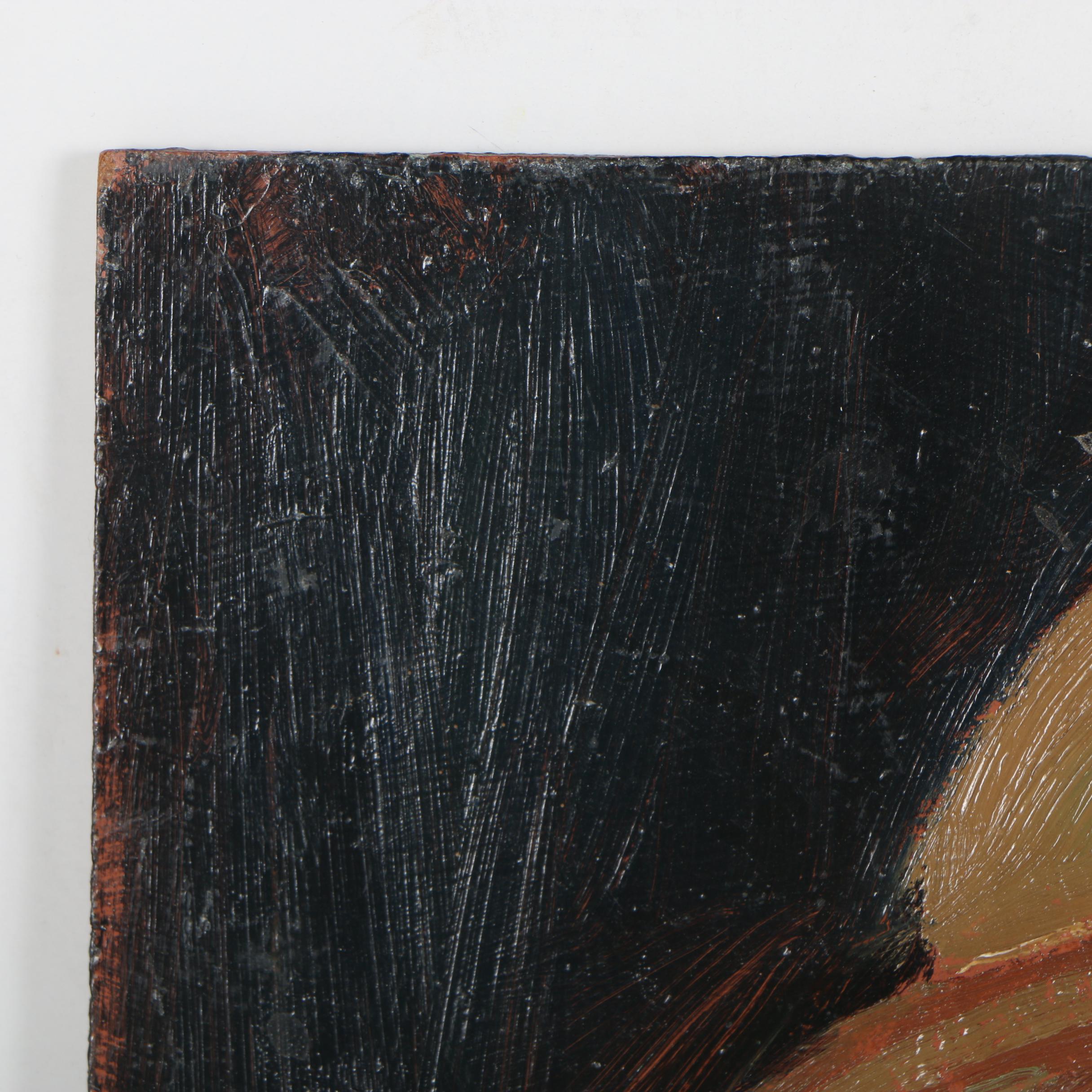 Edmond J. Fitzgerald 1966 Oil Portrait of a Man