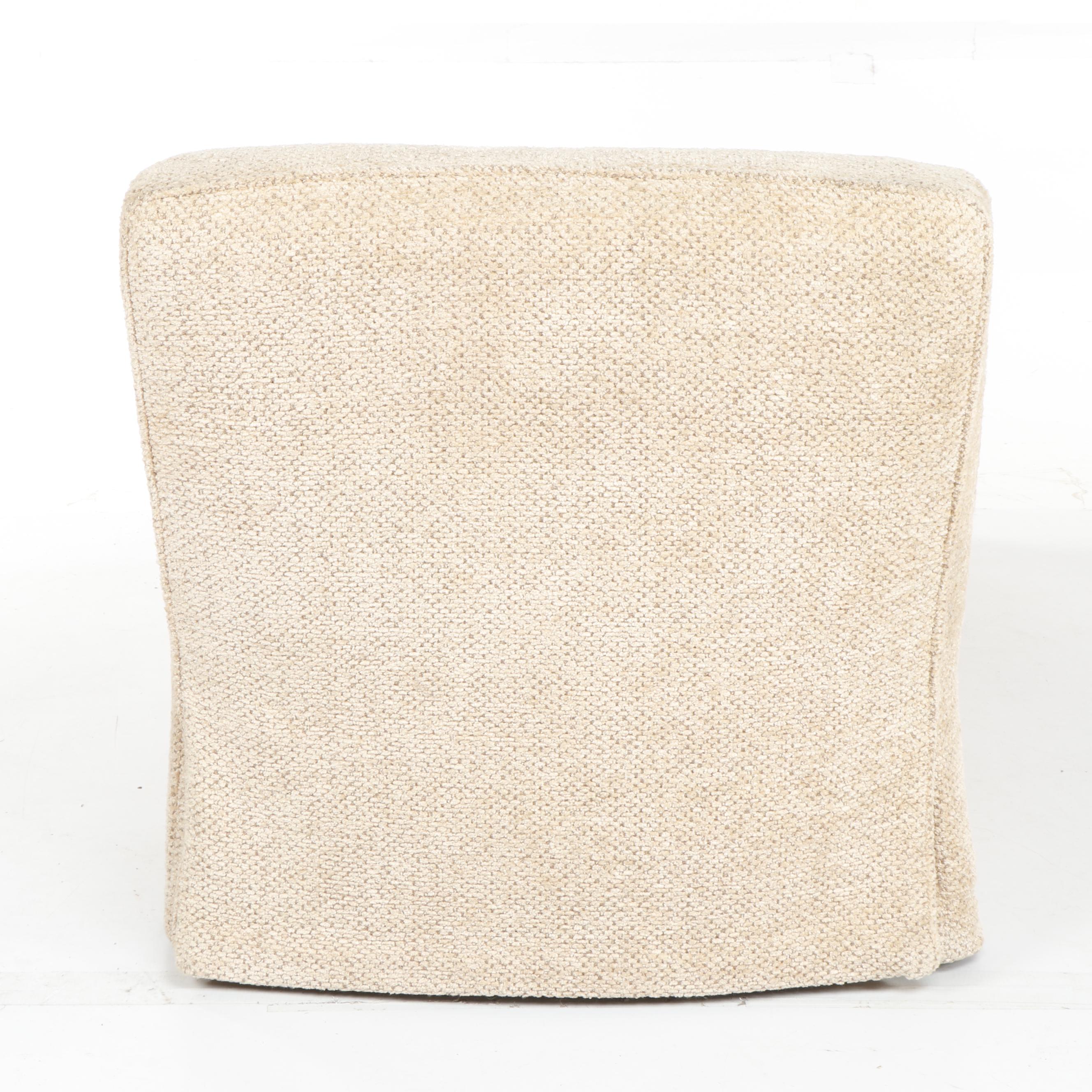 Contemporary Christian Liaigre for Holly Hunt Beige Upholstered Chaise Lounge