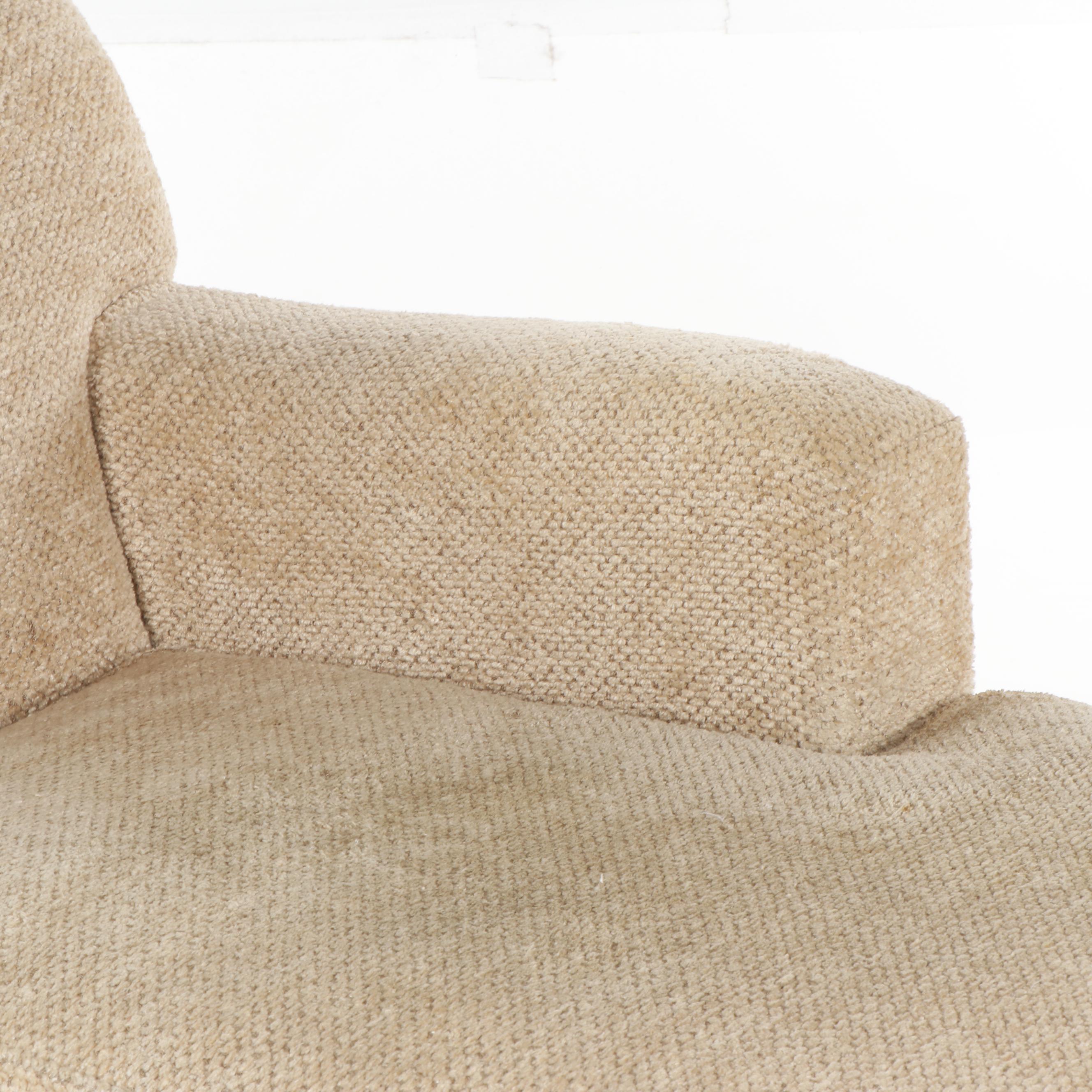 Contemporary Christian Liaigre for Holly Hunt Beige Upholstered Chaise Lounge