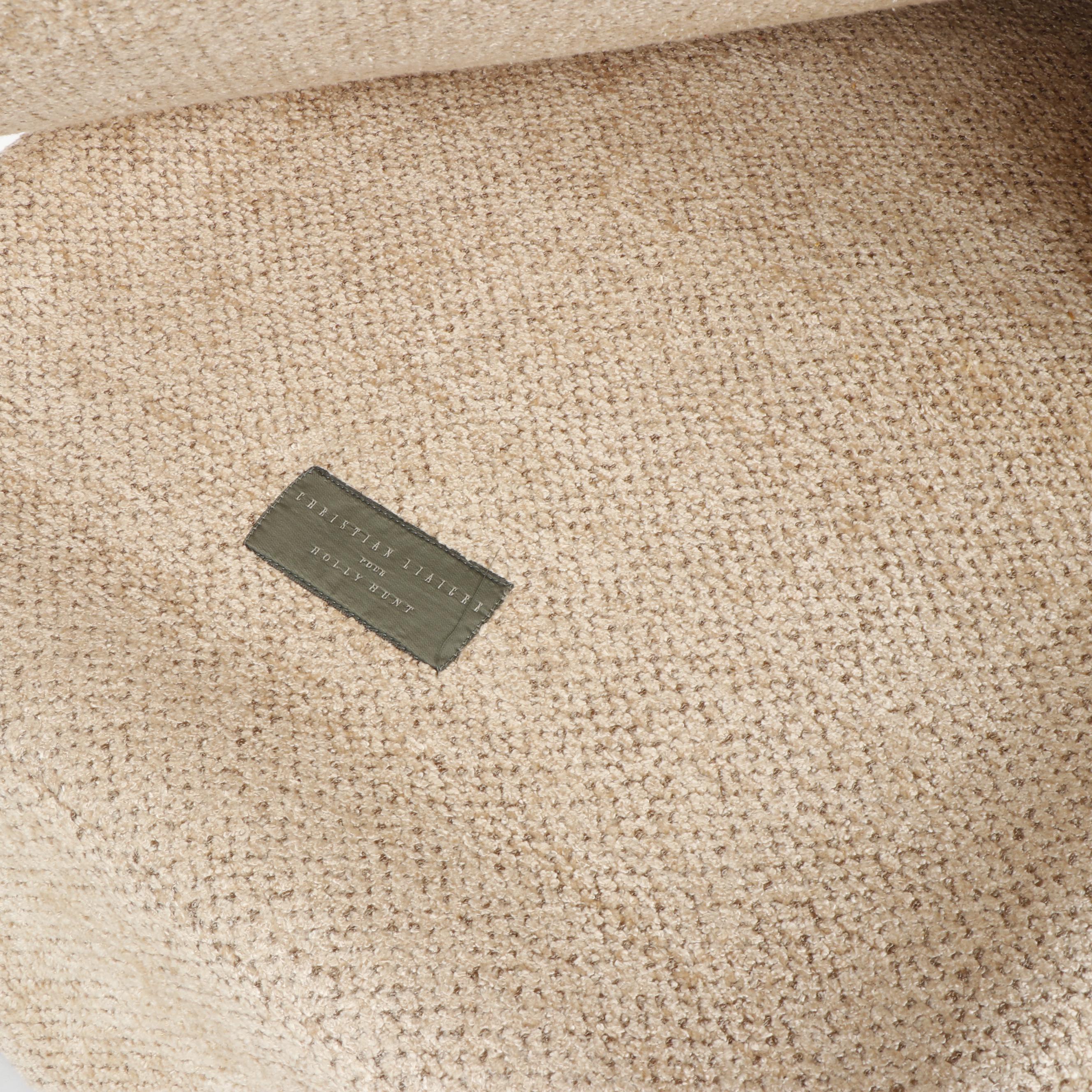 Contemporary Christian Liaigre for Holly Hunt Beige Upholstered Chaise Lounge