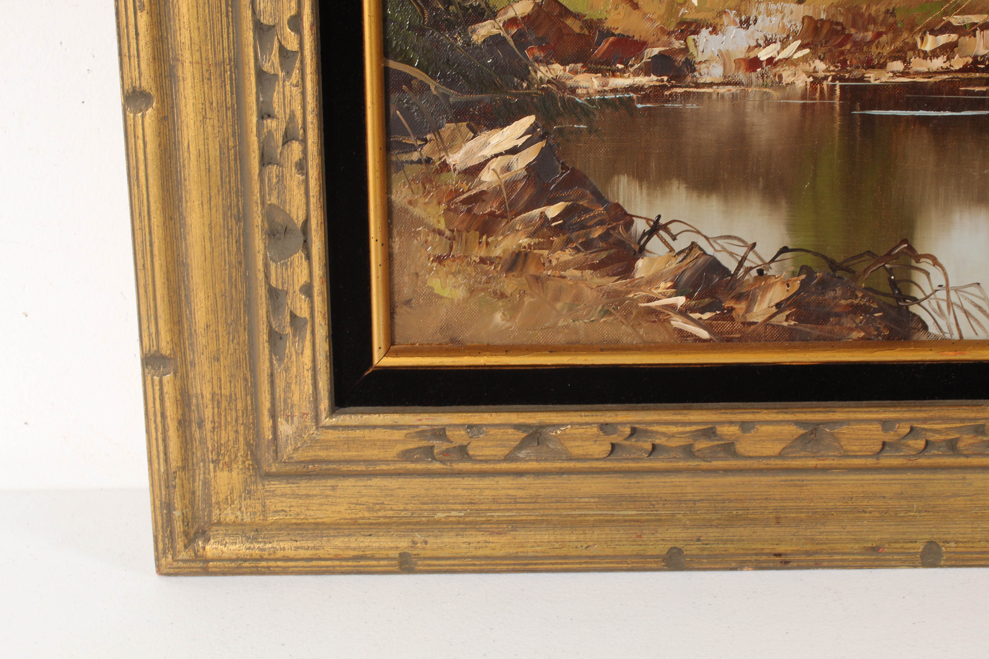 H. B. Forster Mountain Landscape Oil Painting