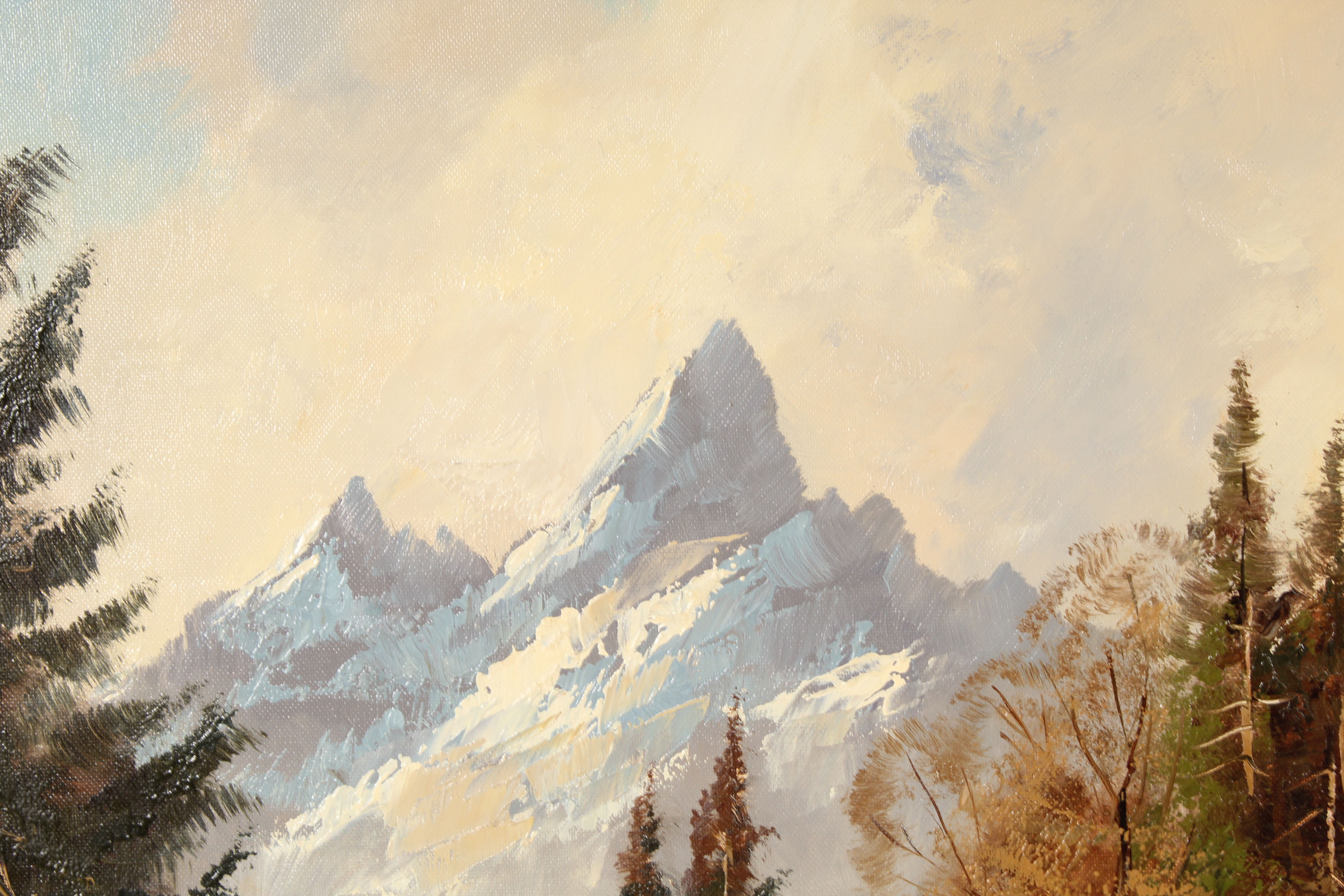 H. B. Forster Mountain Landscape Oil Painting