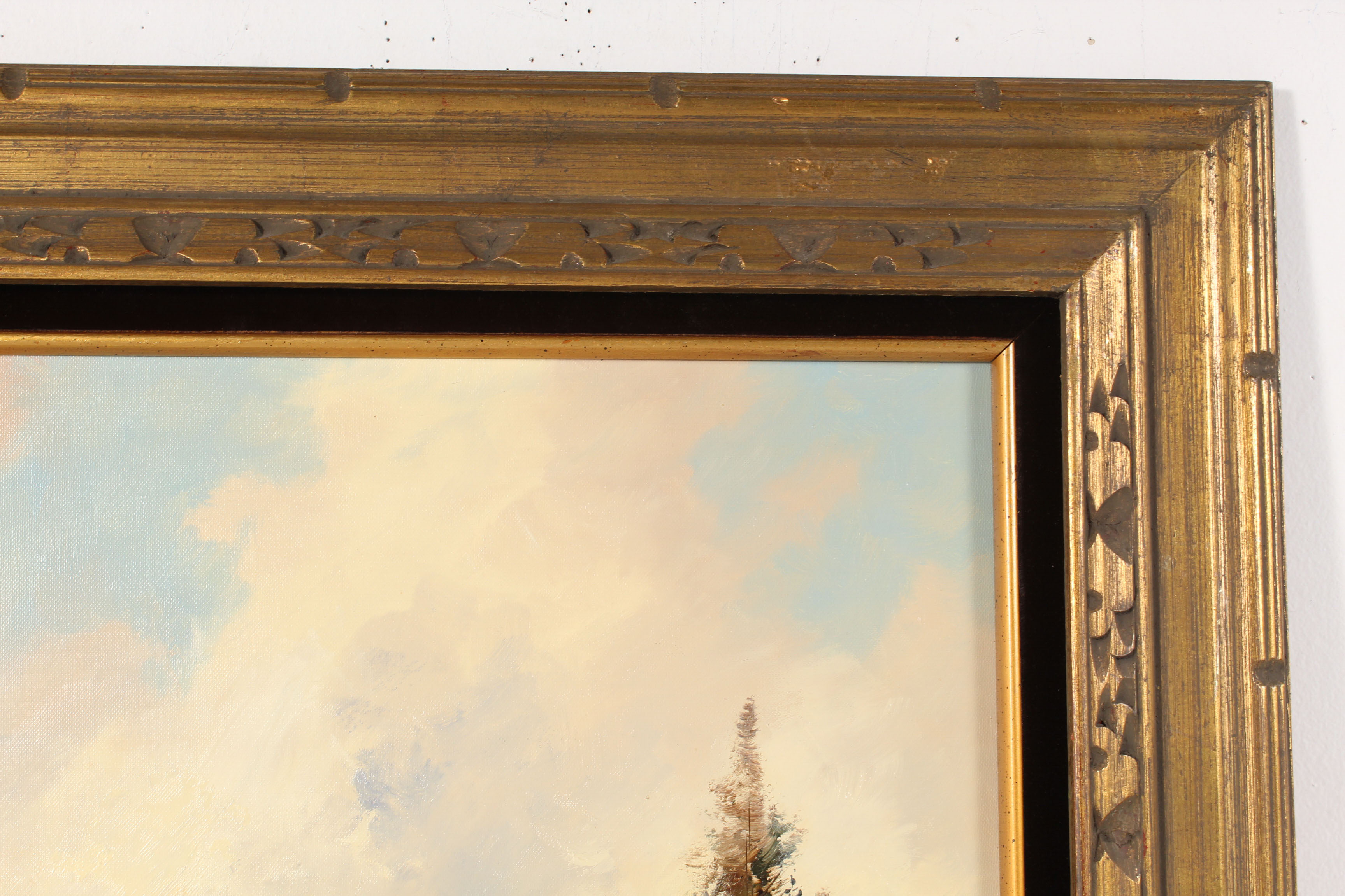 H. B. Forster Mountain Landscape Oil Painting