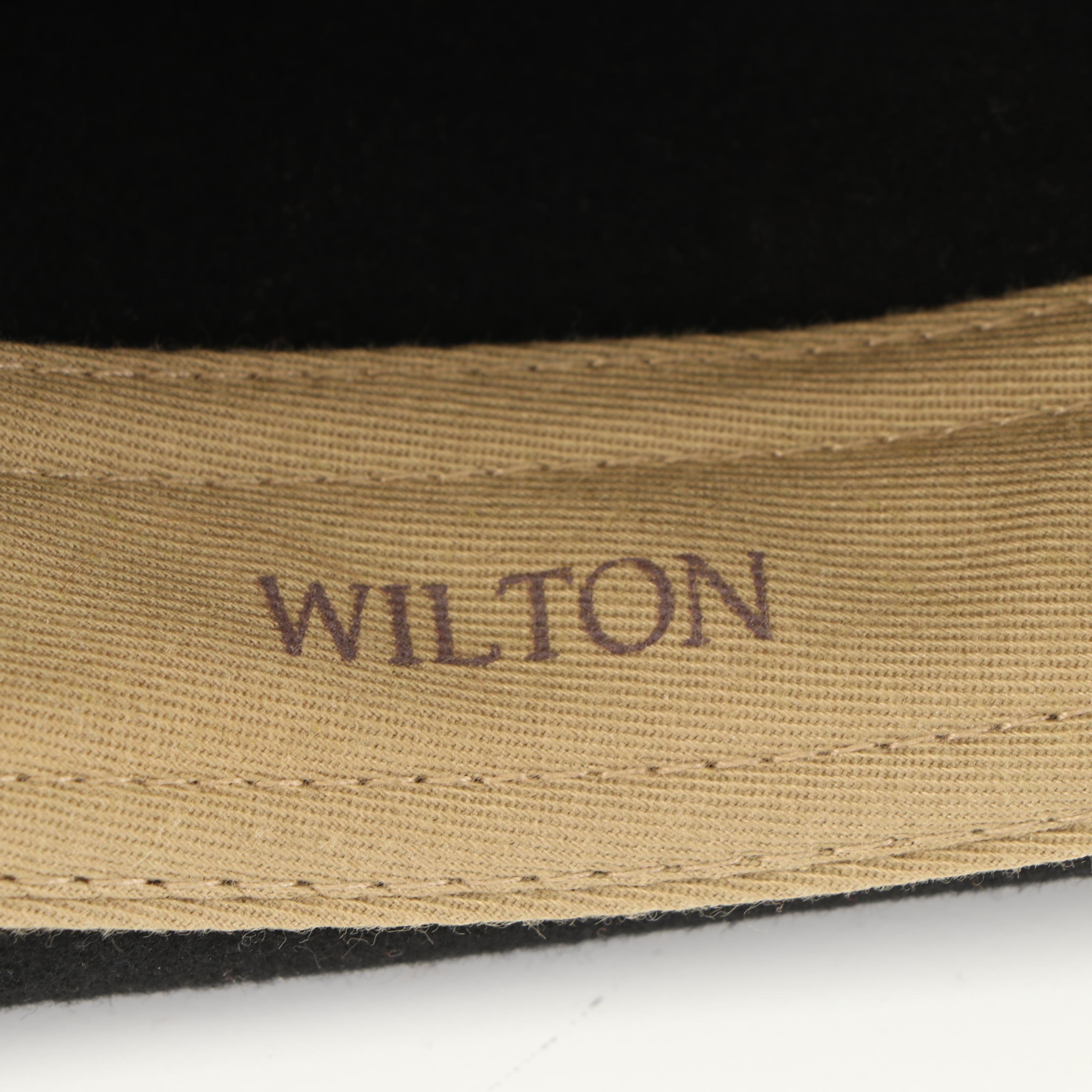 Men's Country Gentleman Wilton Black Felted Wool Fedora