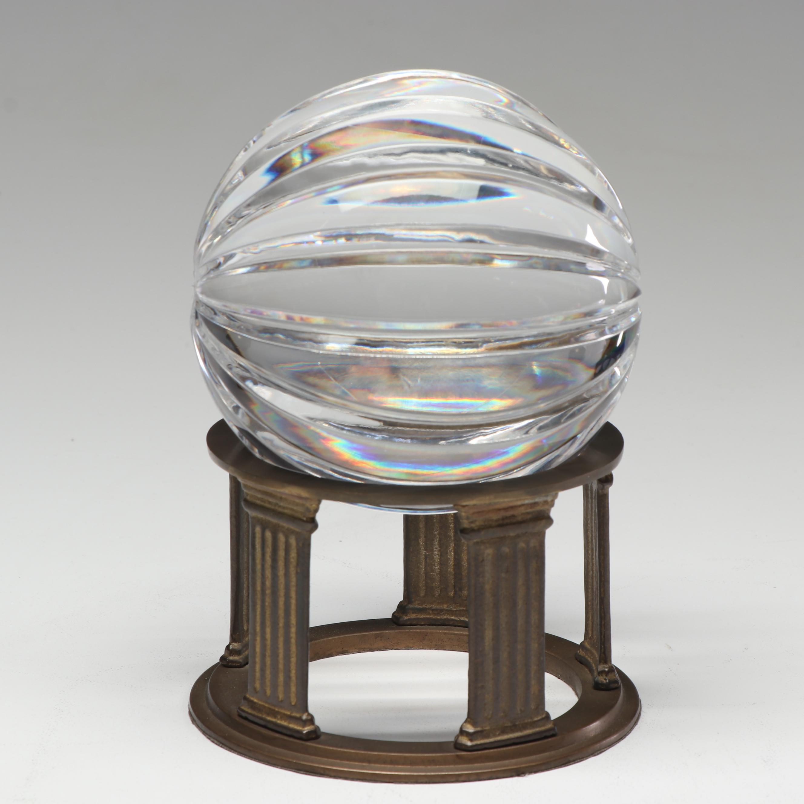 Glass and Crystal Paperweights Featuring Isle of Wright Glass