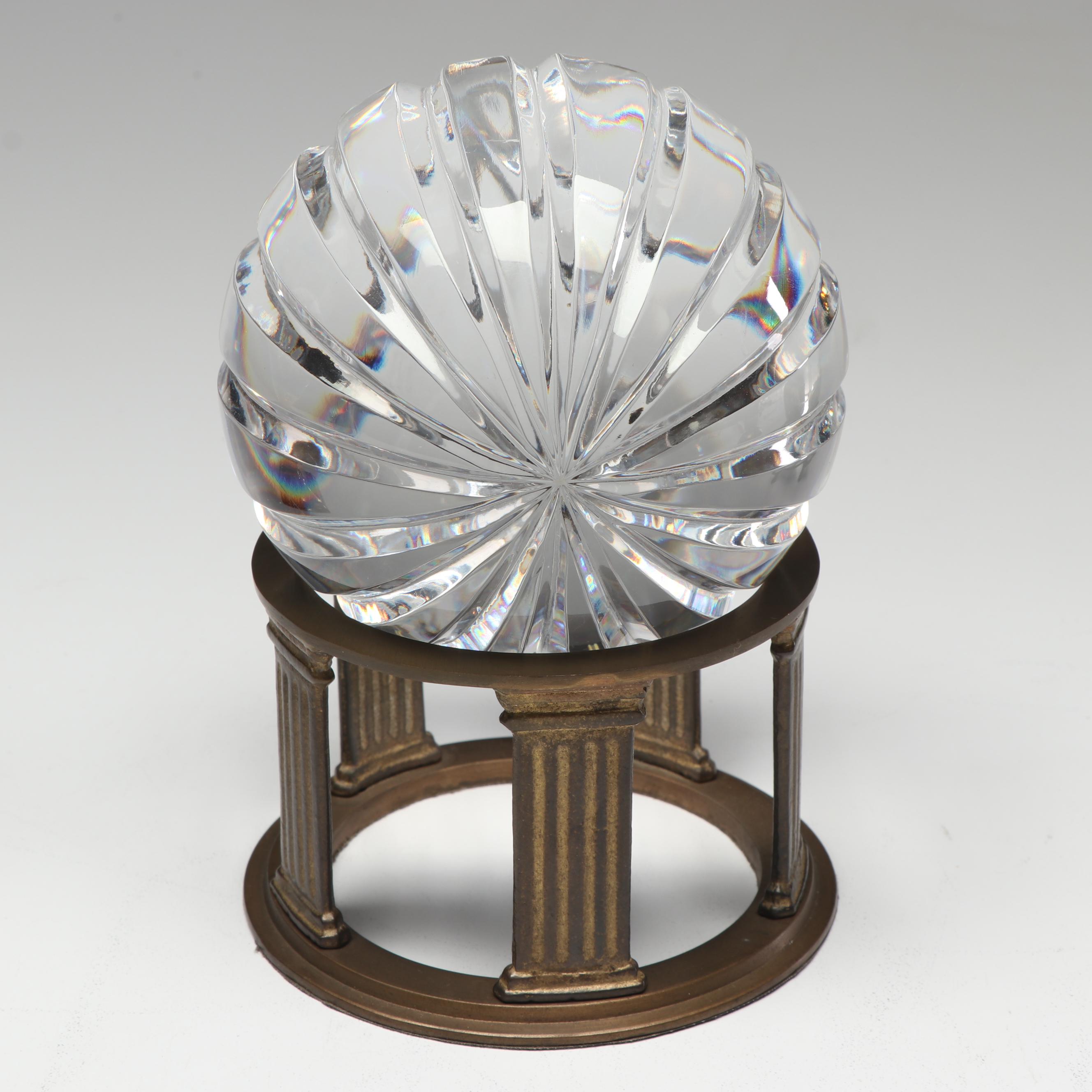 Glass and Crystal Paperweights Featuring Isle of Wright Glass