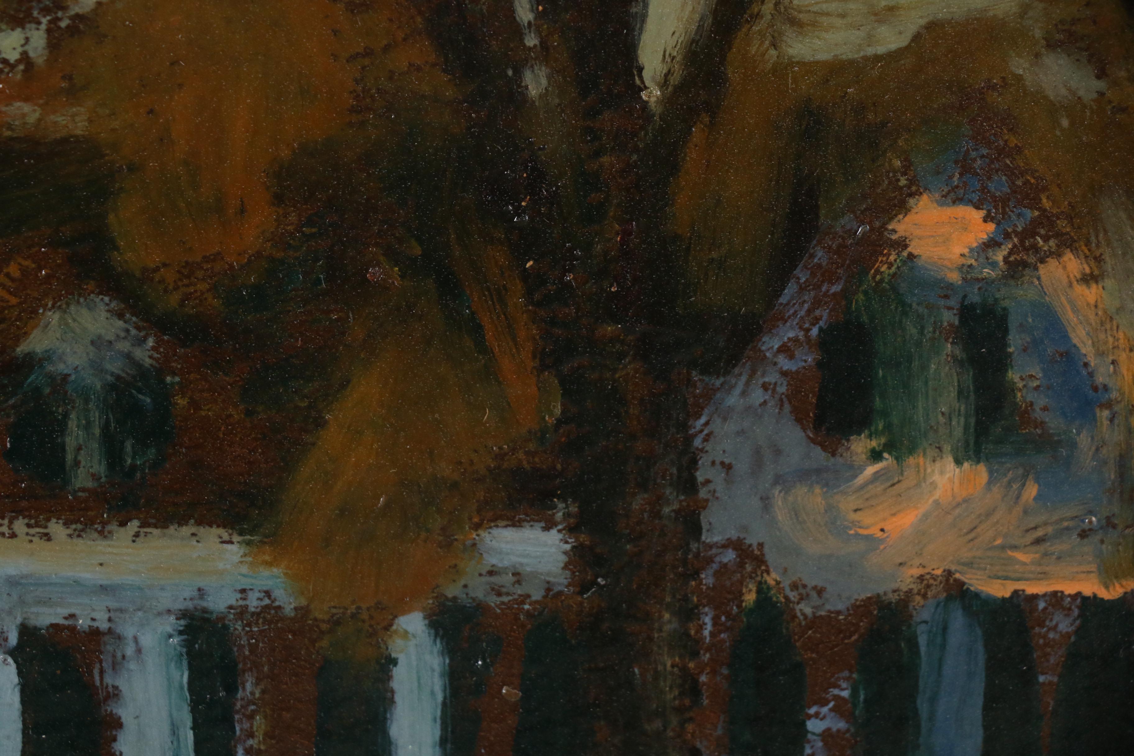 Robert Whitmore Oil Painting "Cottage on Limestone St. in Yellow Springs"