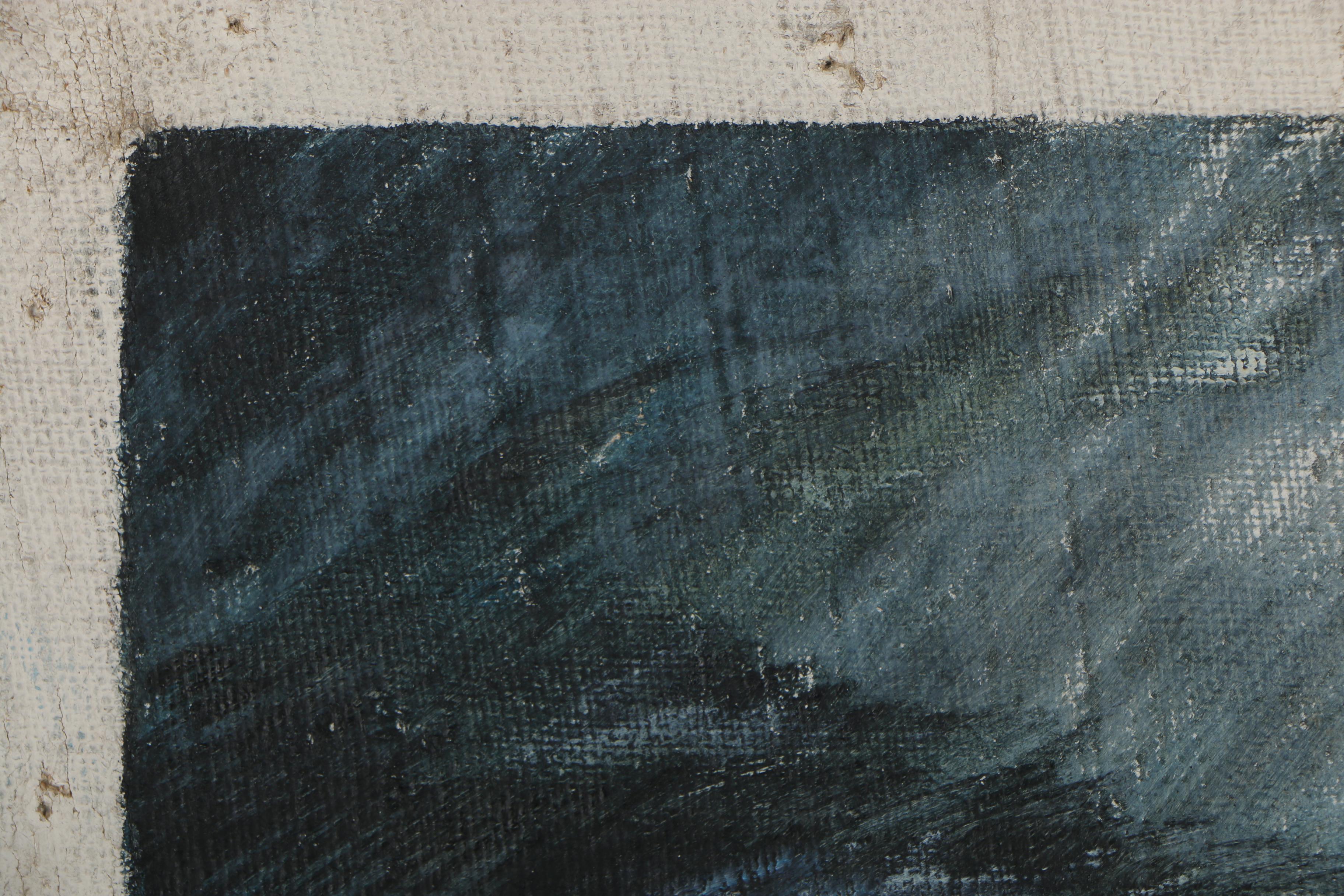 W. Glen Davis Oil Painting of Harbor Scene